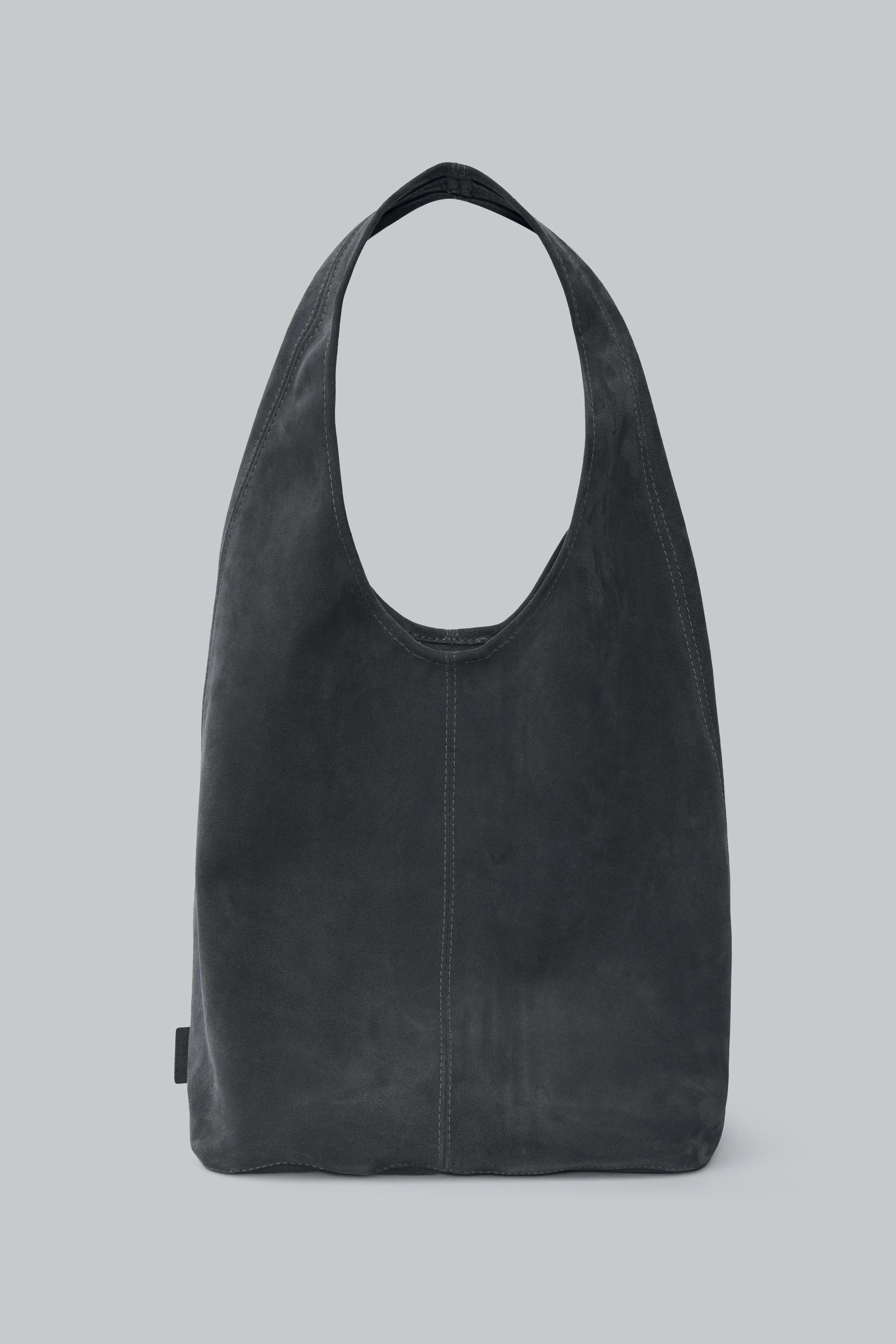 Замшева сумка OLIMPIA – сіра