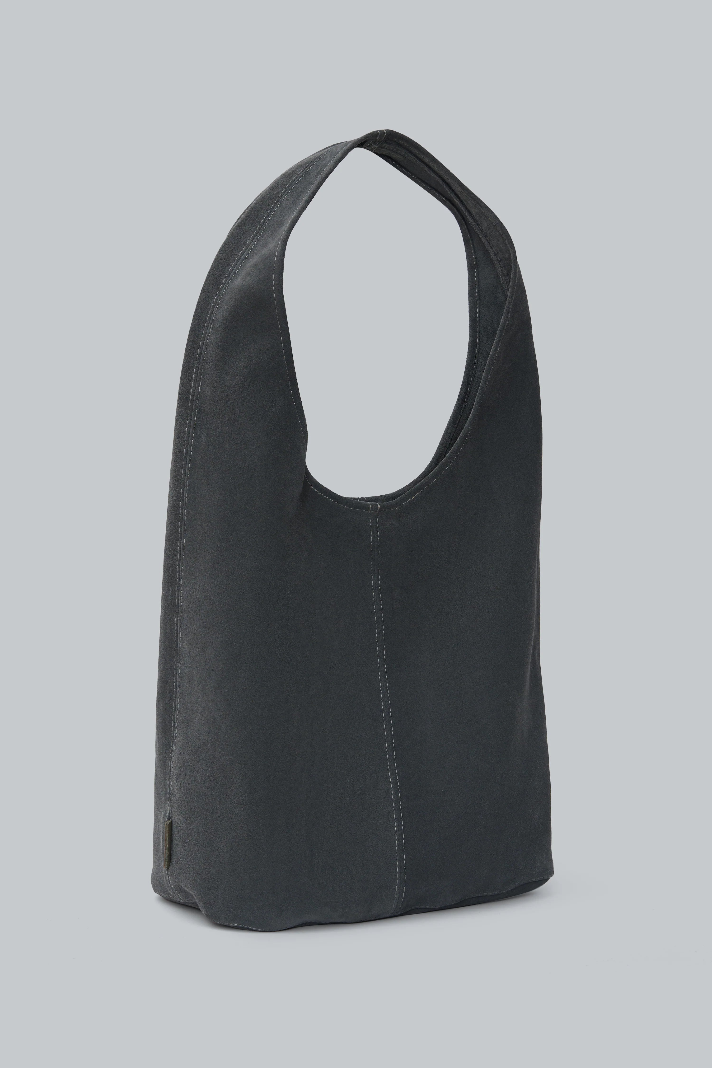 Замшева сумка OLIMPIA – сіра