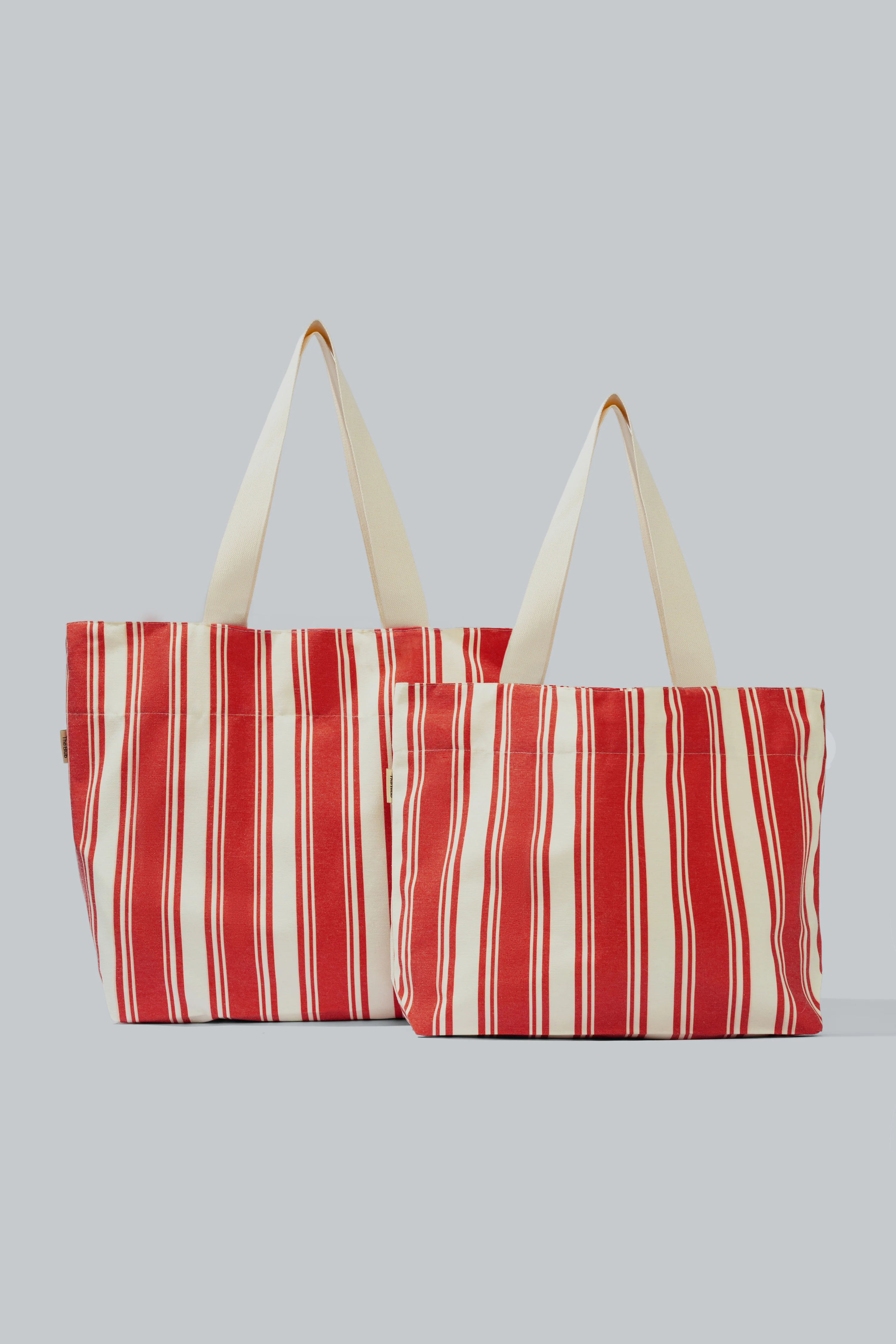 Сумка-шопер STRIPED BAG MINI червоний в полоску