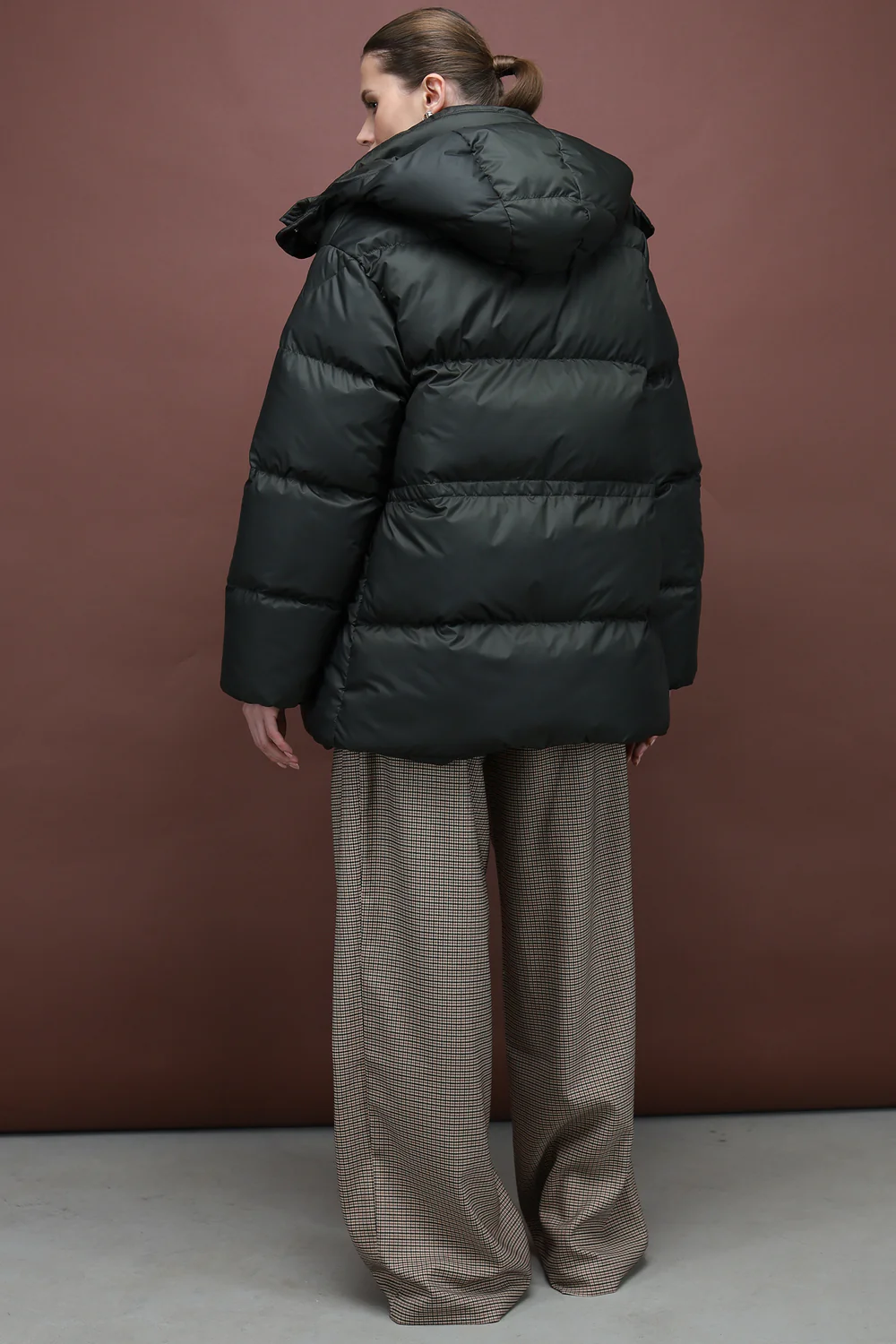 Пуховик ORESUND темно-зелений