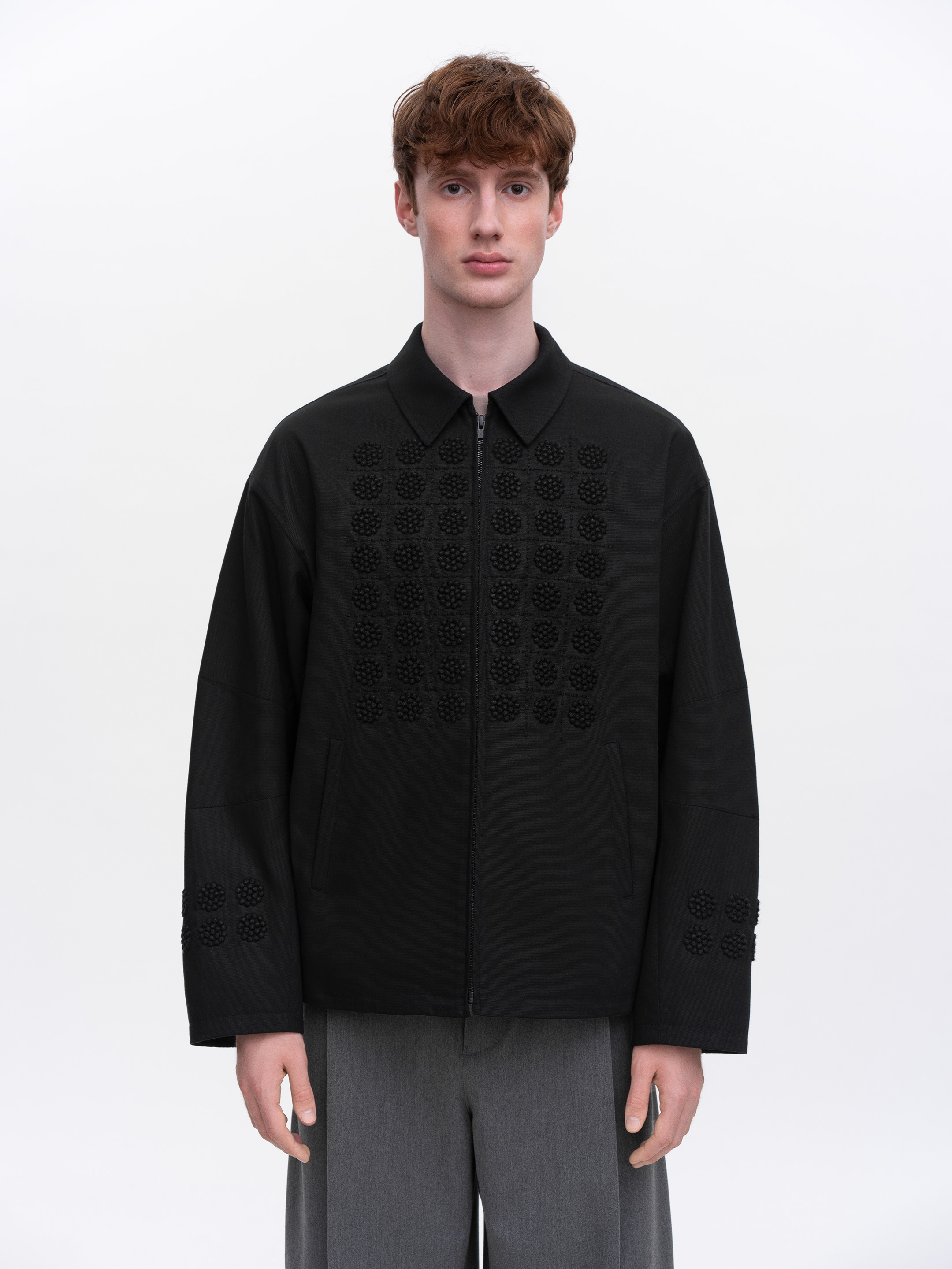 Бавовняна куртка з вишивкою "Гарда"