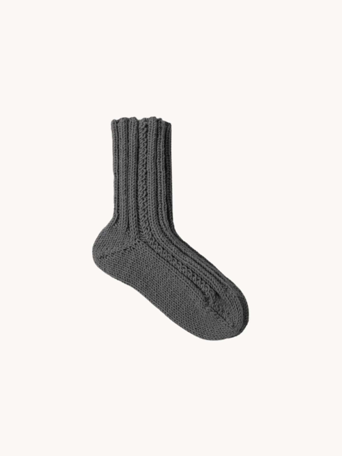 Шкарпетки Home з вовни Unisex – ручна робота – Graphite