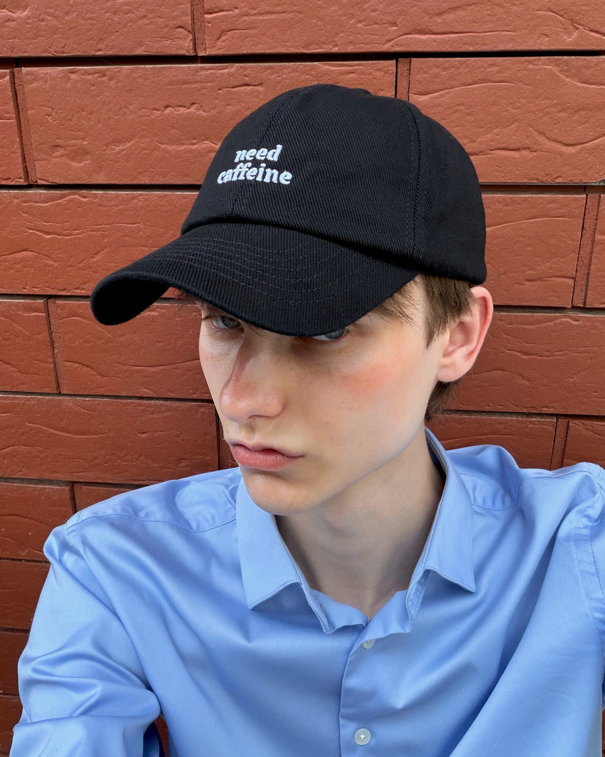Кепка Need Caffeine чорна