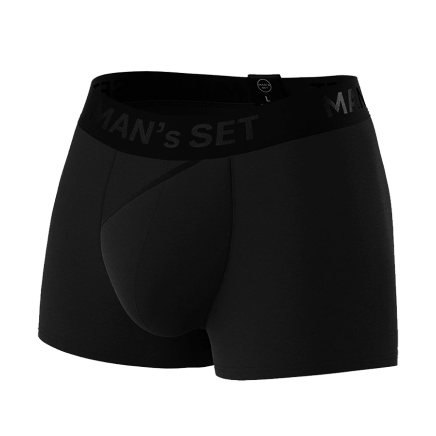 Чоловічі анатомічні боксери з бавовни, Anatomic Classic 2.0, Black Series, чорний