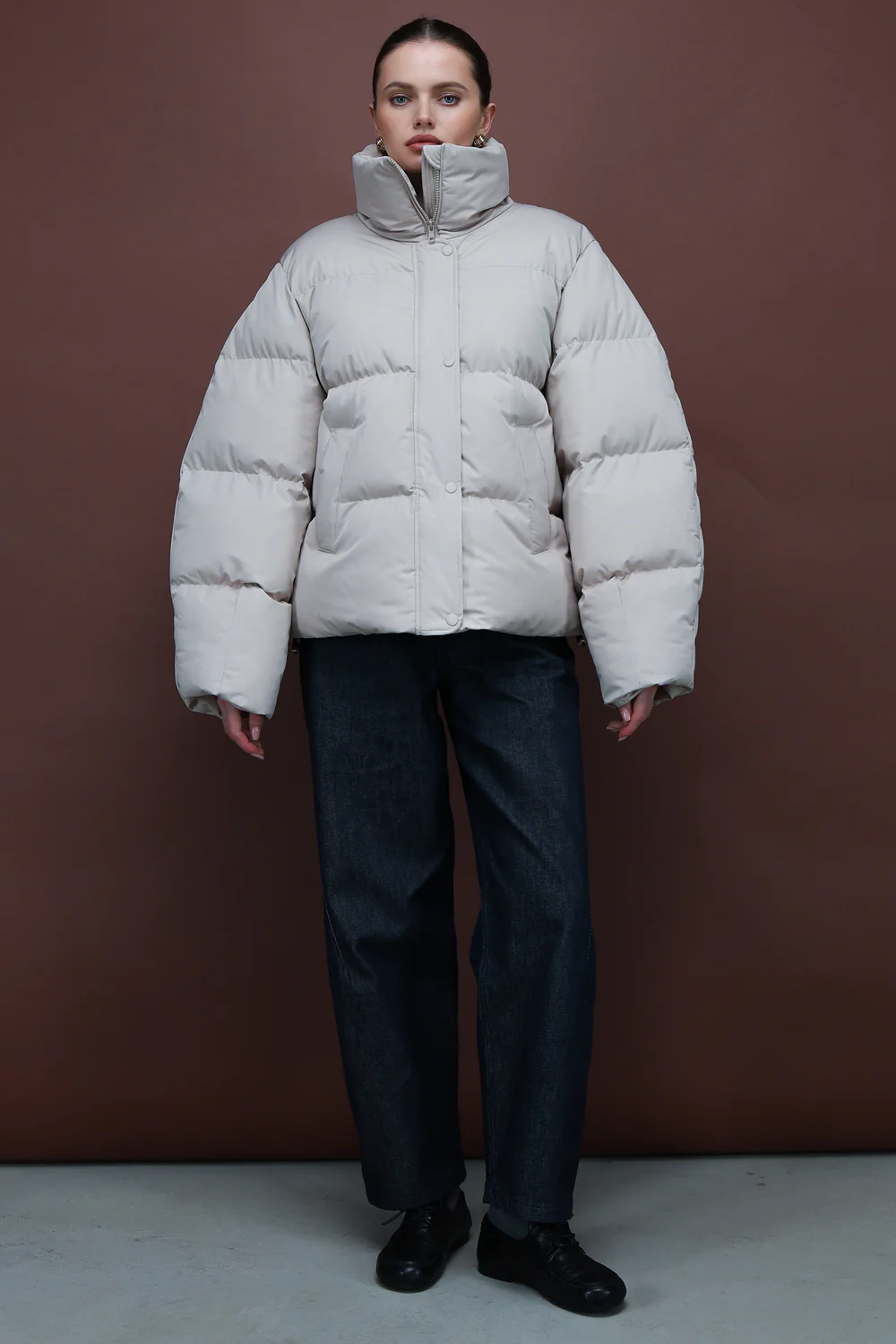 Пуховик VOSS пісочний