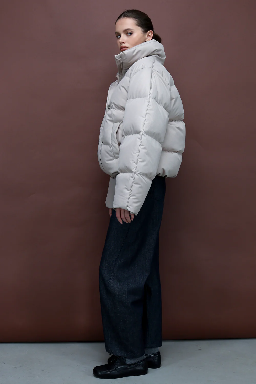 Пуховик VOSS пісочний