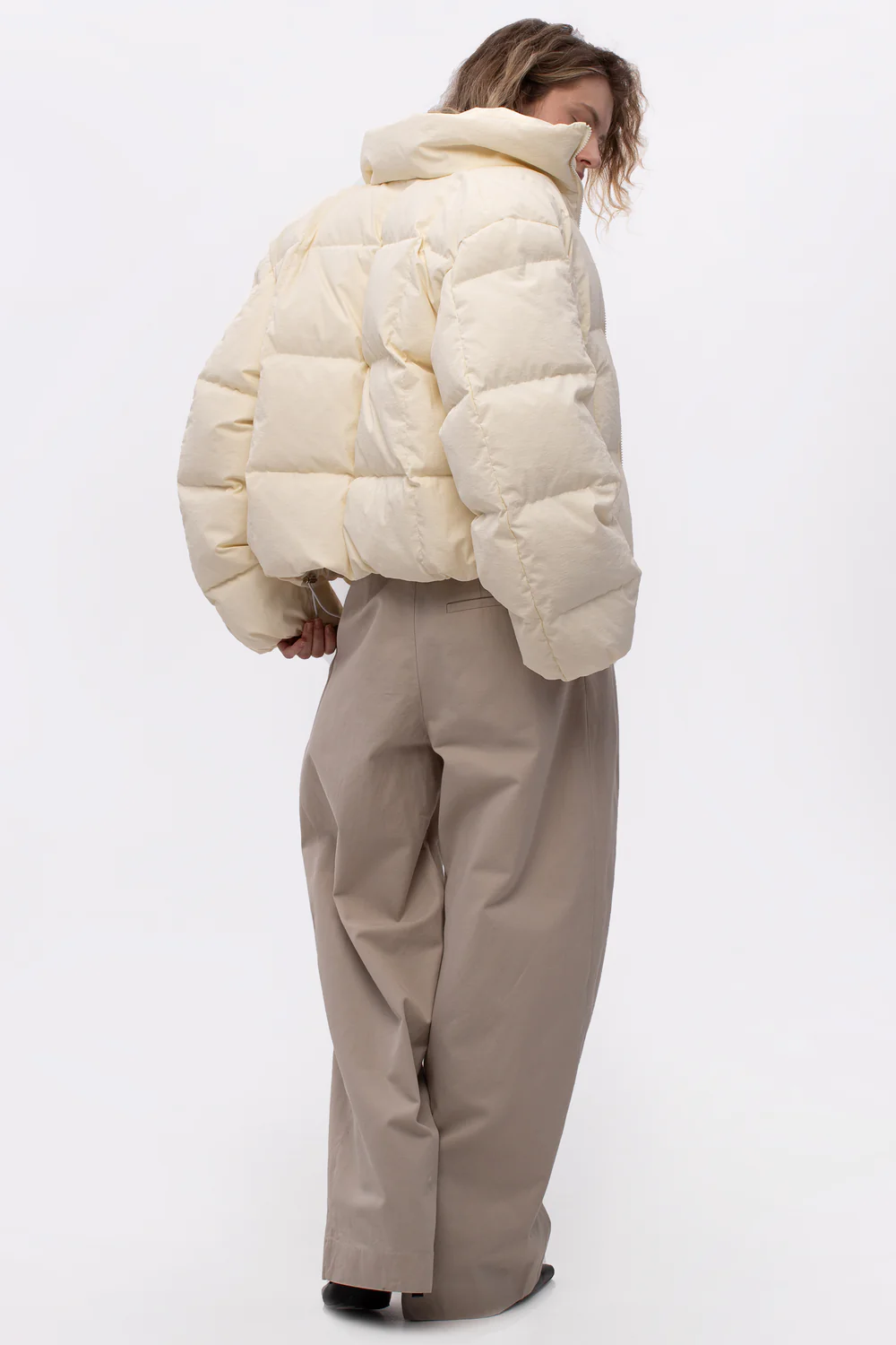 Пуховик короткий NORDEN білий