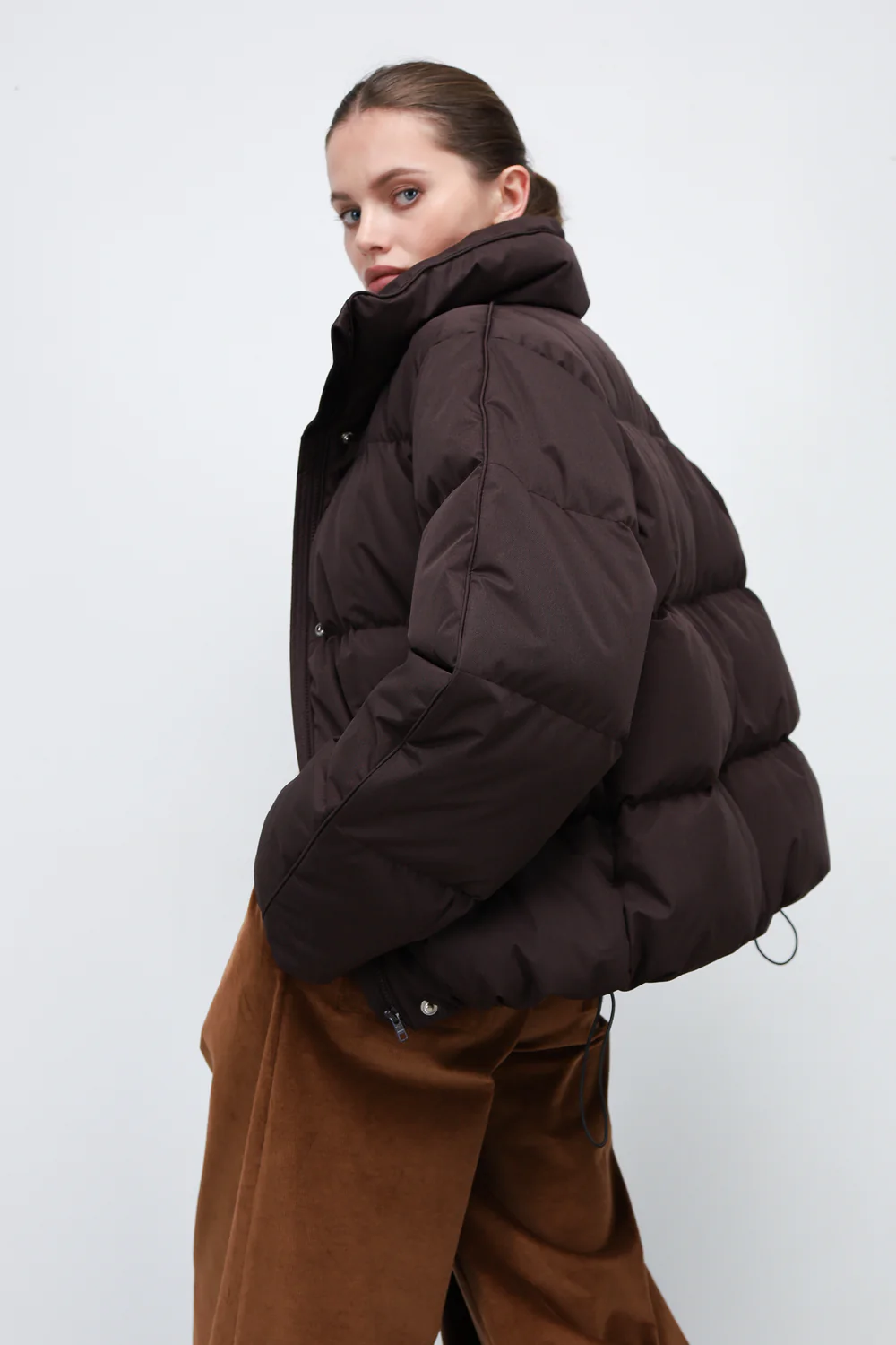 Пуховик VOSS шоколадний