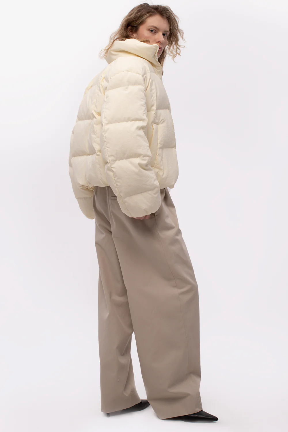 Пуховик короткий NORDEN білий