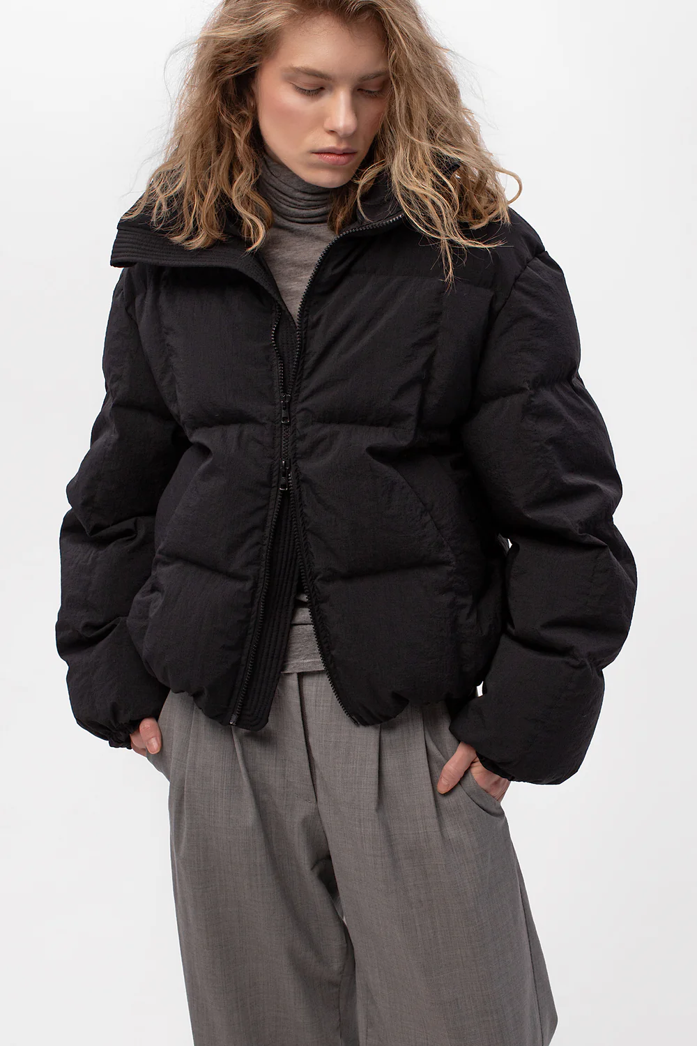 Пуховик короткий NORDEN чорний