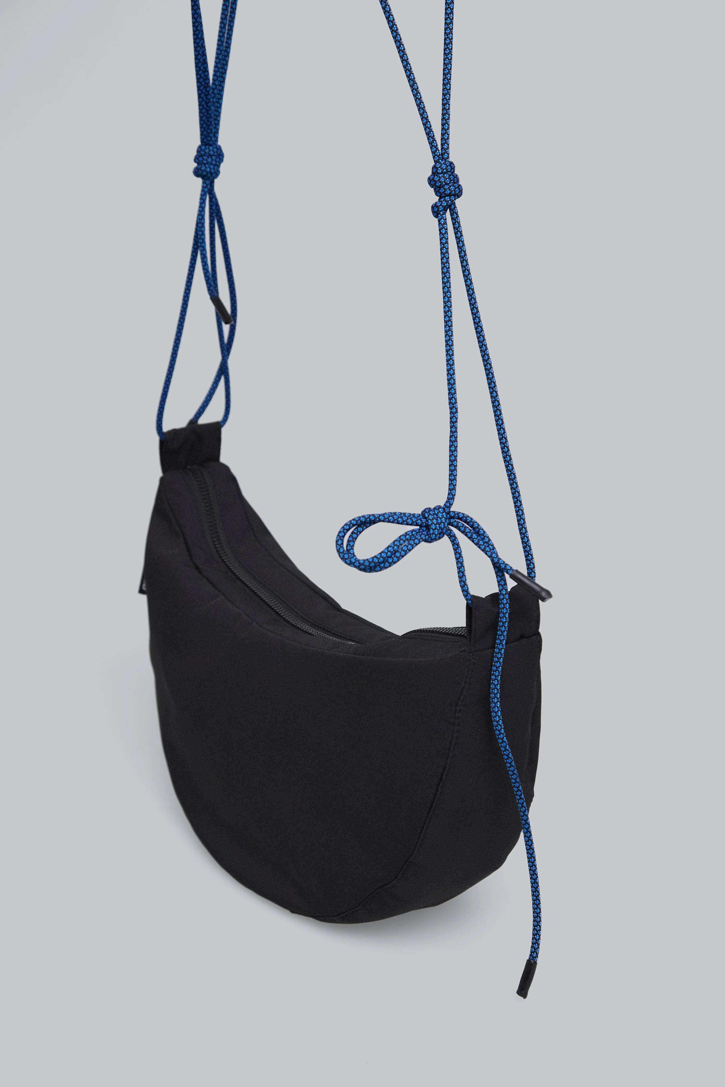 Сумка-бананка ROPE CROSSBODY - чорна