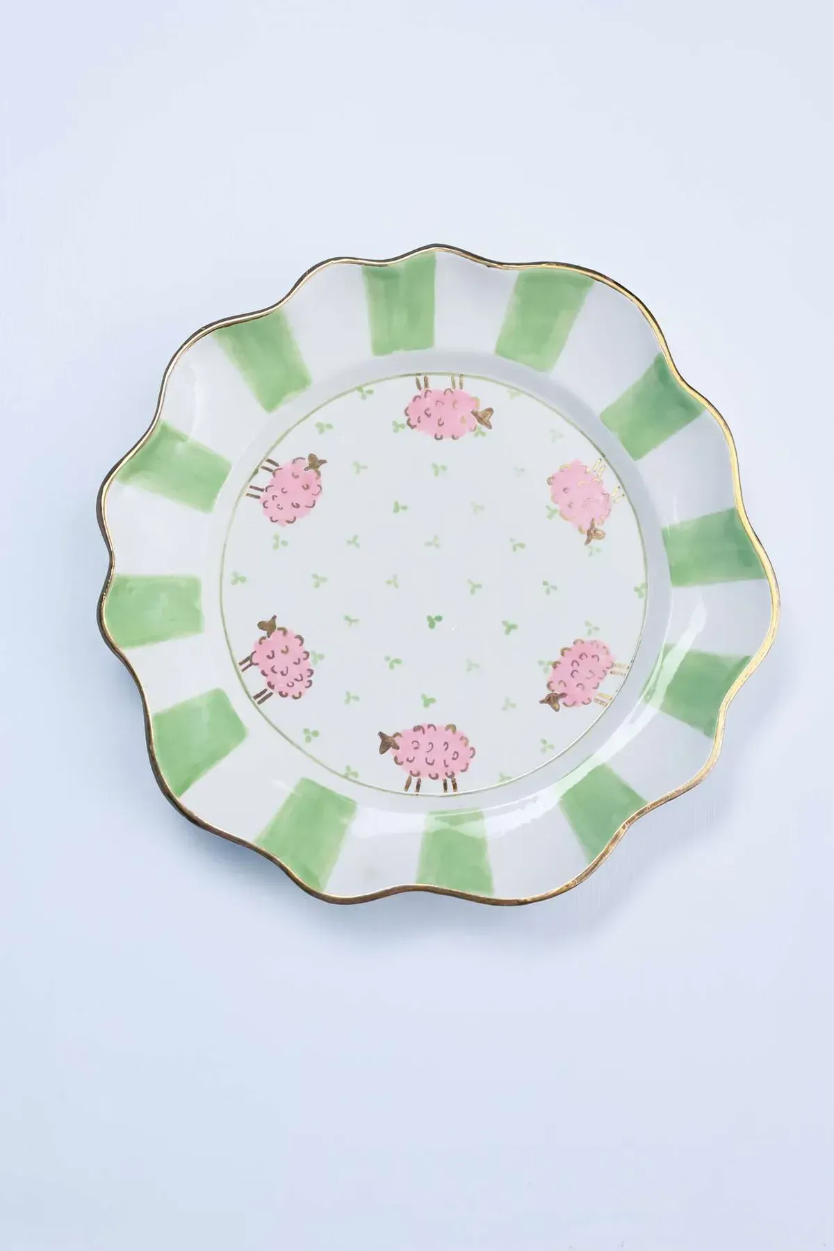 Тарілка "Стефчині вівці" з порцеляни