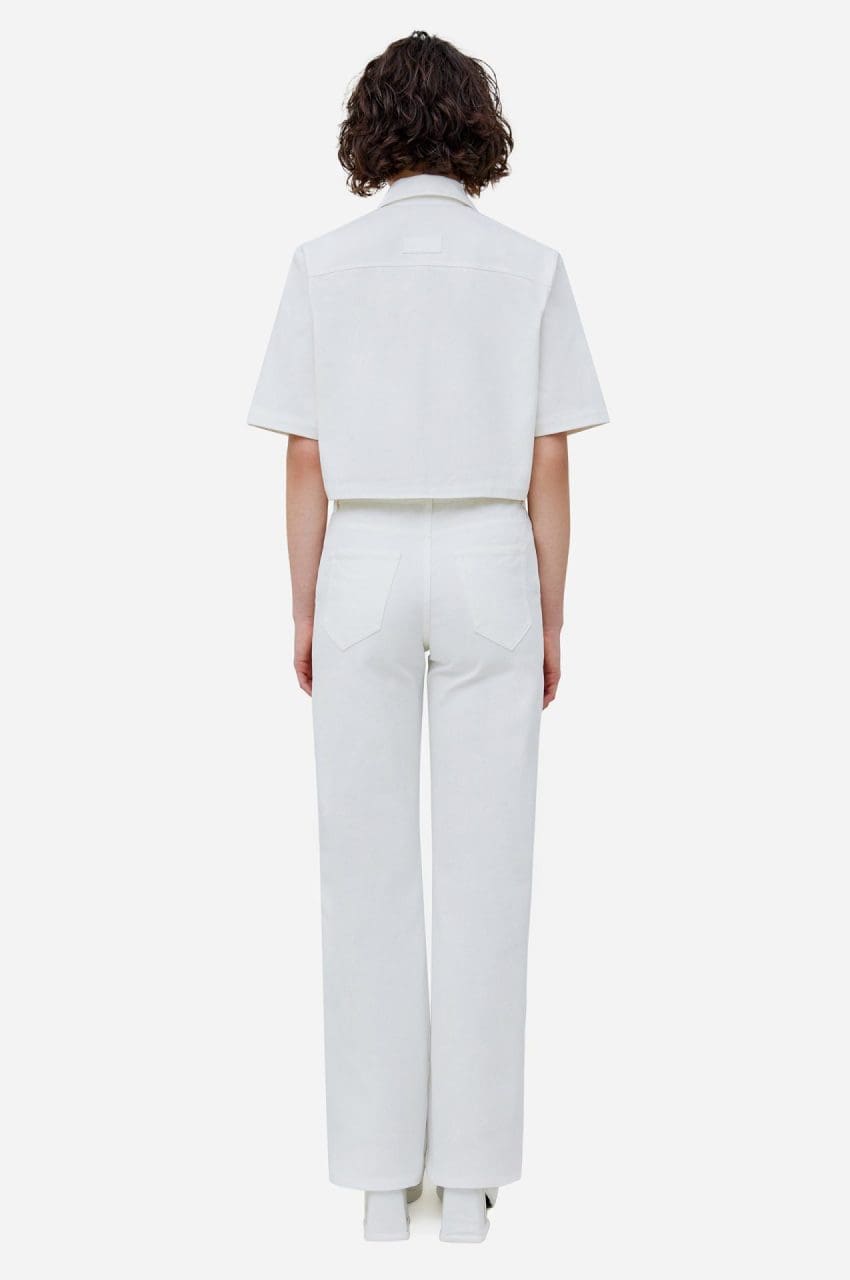Zip Jeans in White