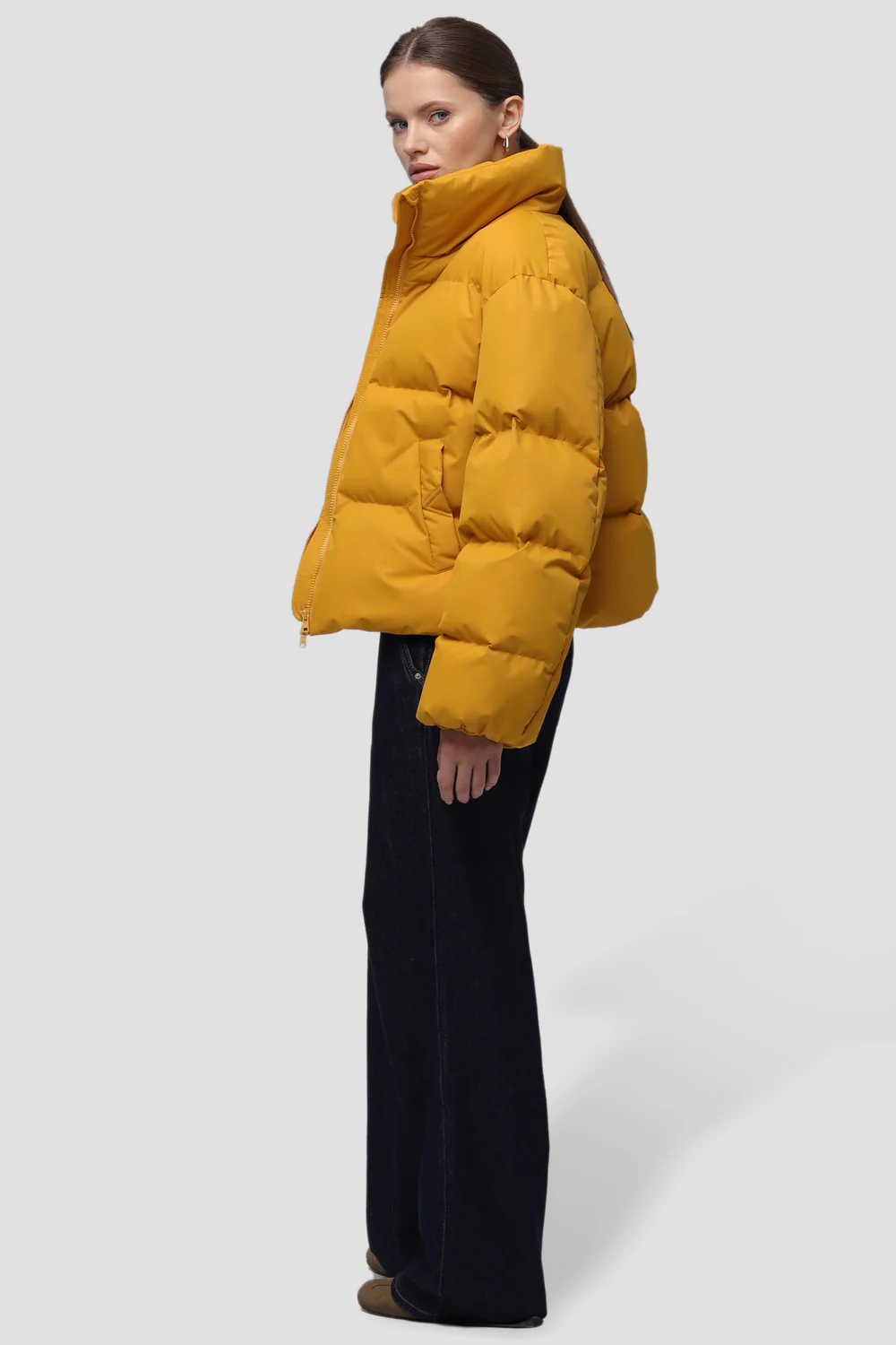 Пуховик короткий MORITZ золотий