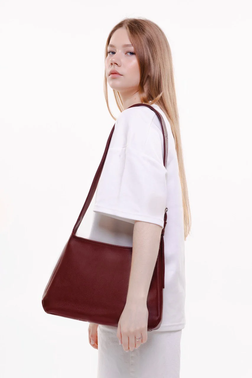 Сумка Sheron mini бордова