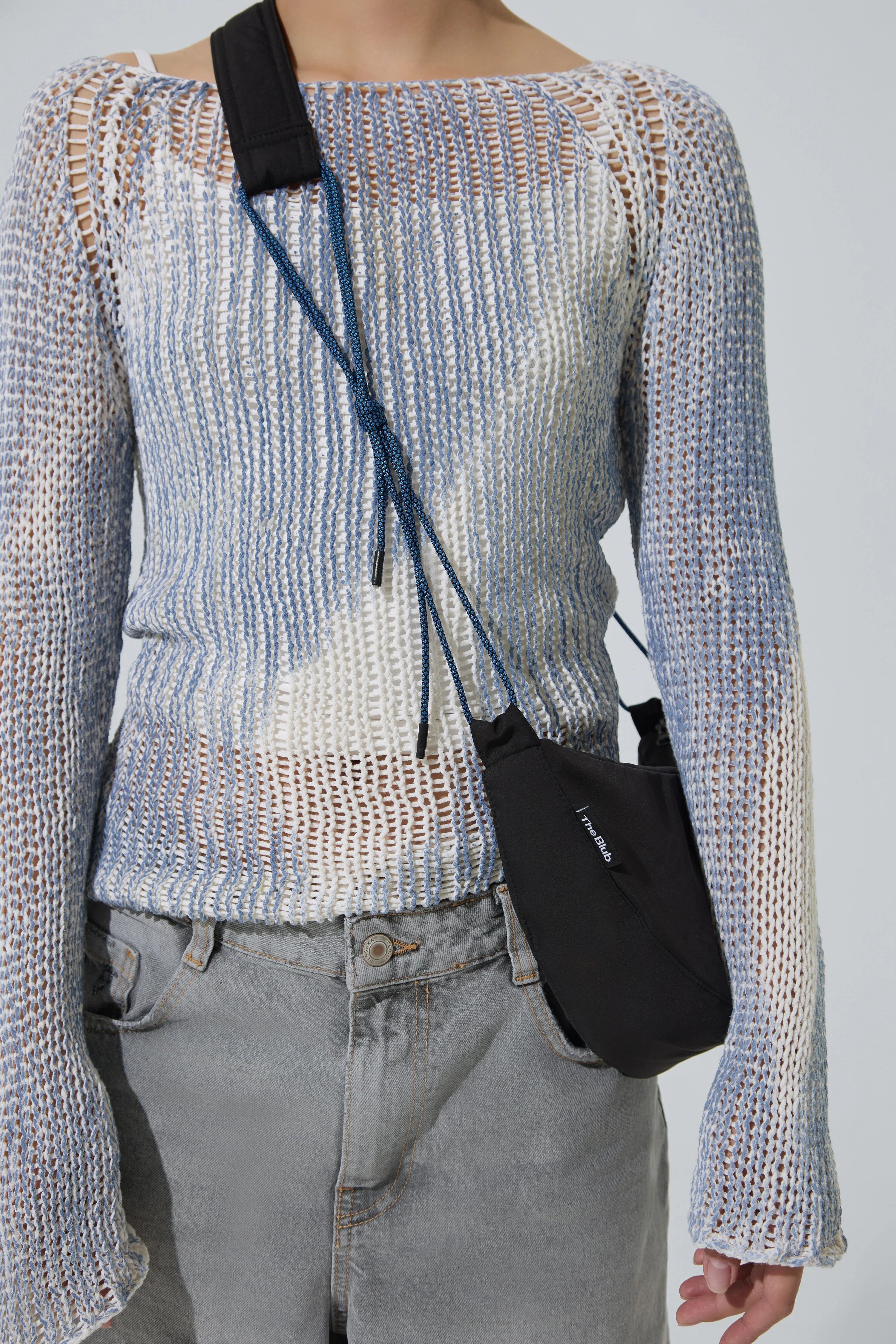 Сумка-бананка ROPE CROSSBODY - чорна