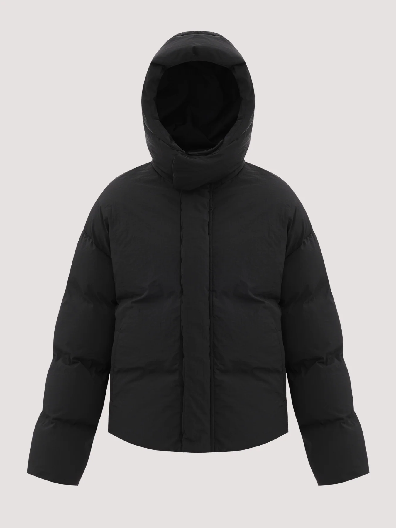 Black puffer jacket