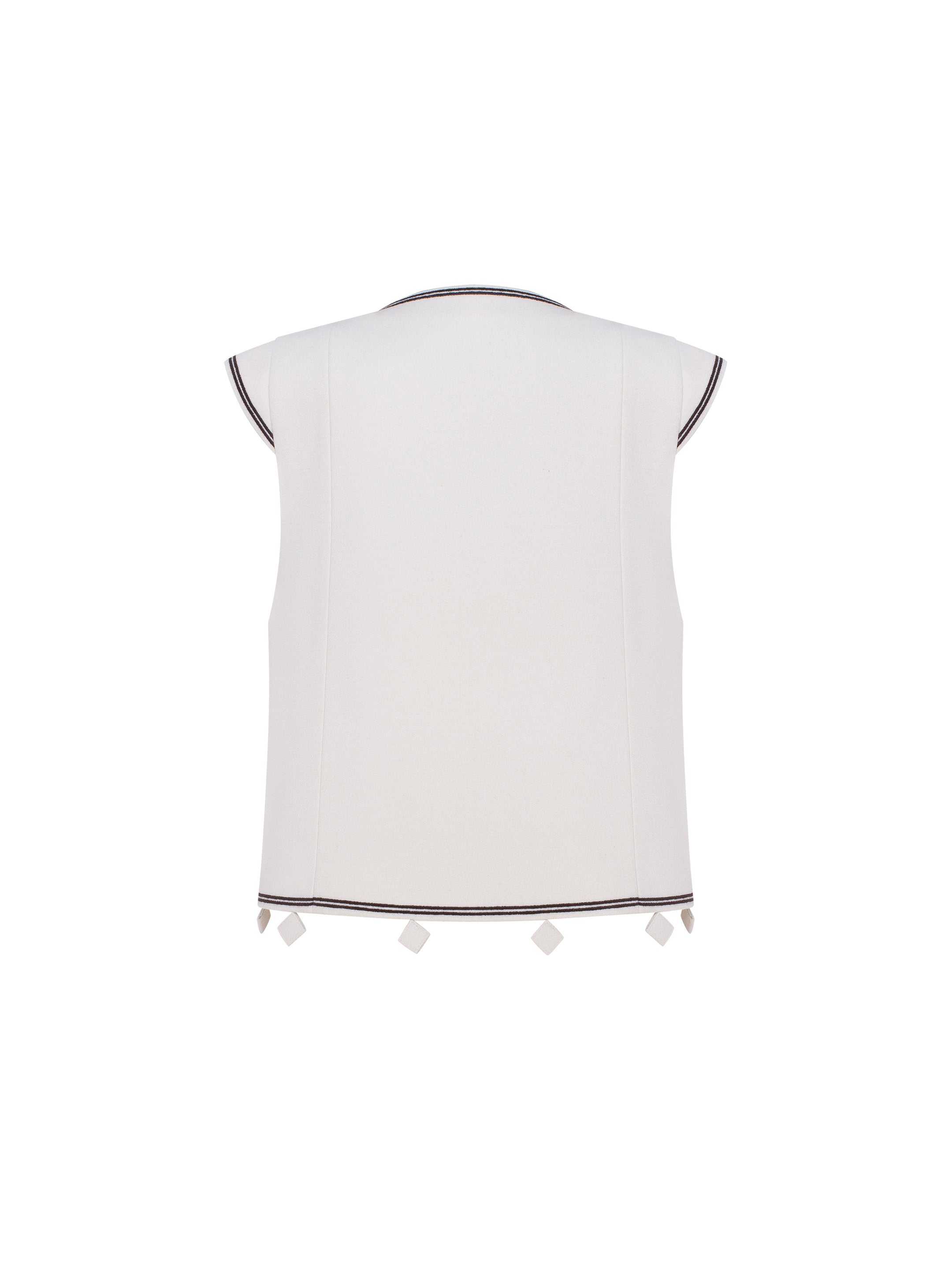 Молочний вишитий жилет "Кібчик"