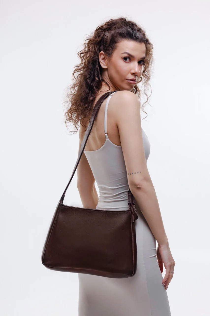 Сумка Sheron mini шоколадна