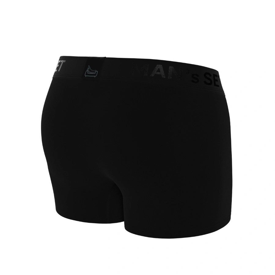 Чоловічі анатомічні боксери з бавовни, Anatomic Classic 2.0, Black Series, чорний