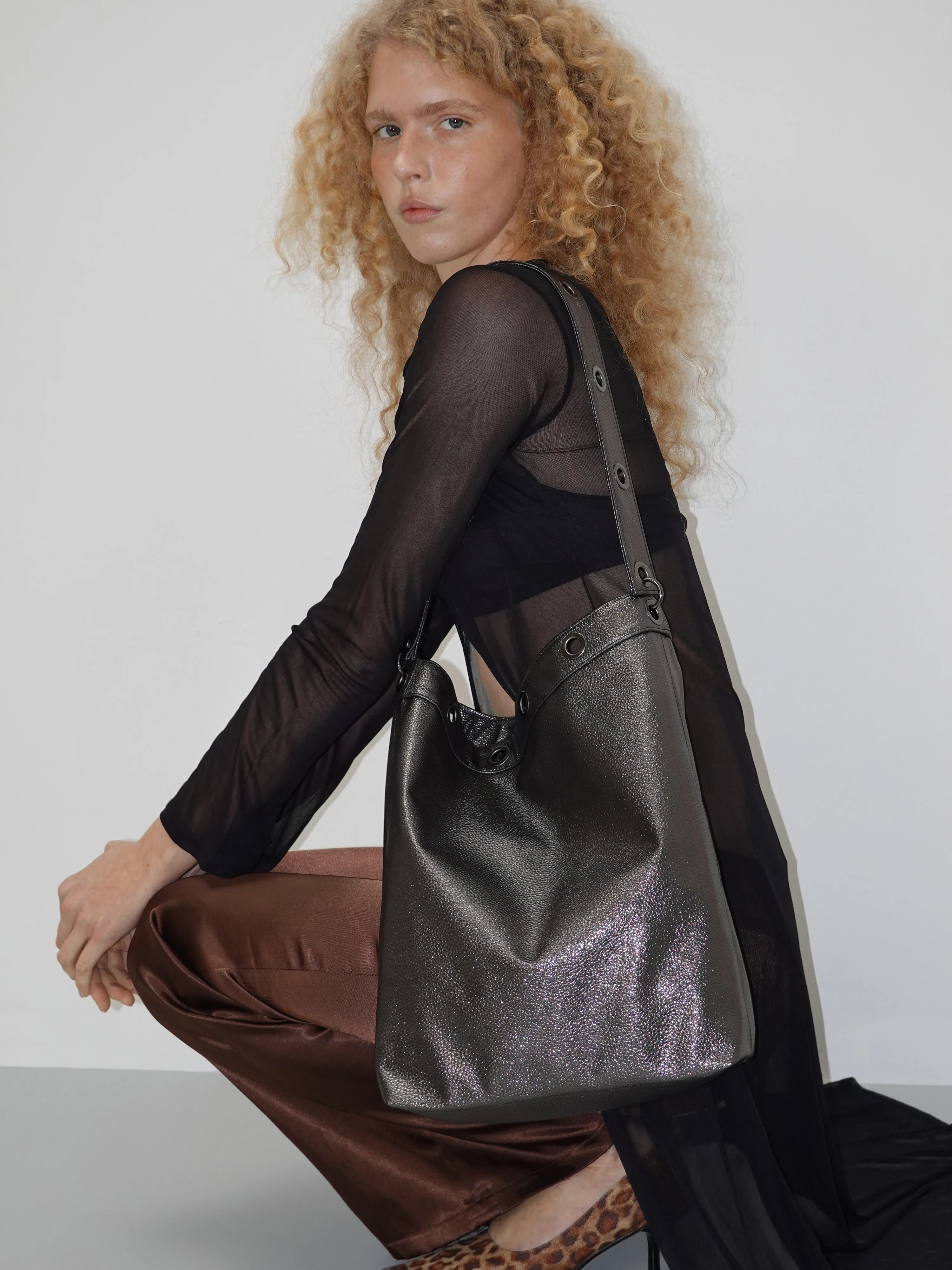 Сумка MIRANDA срібна