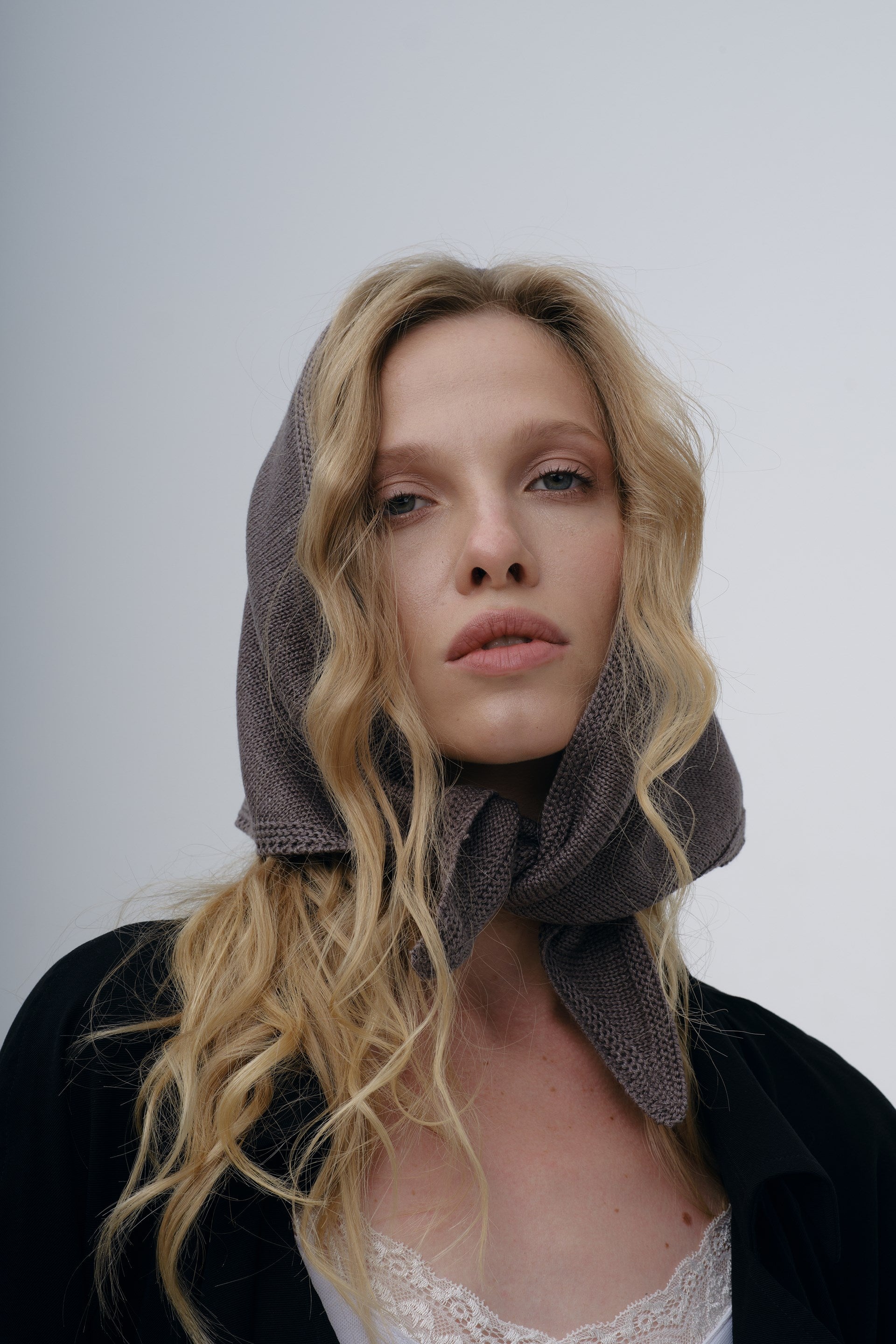 Хустка бавовняна тауп