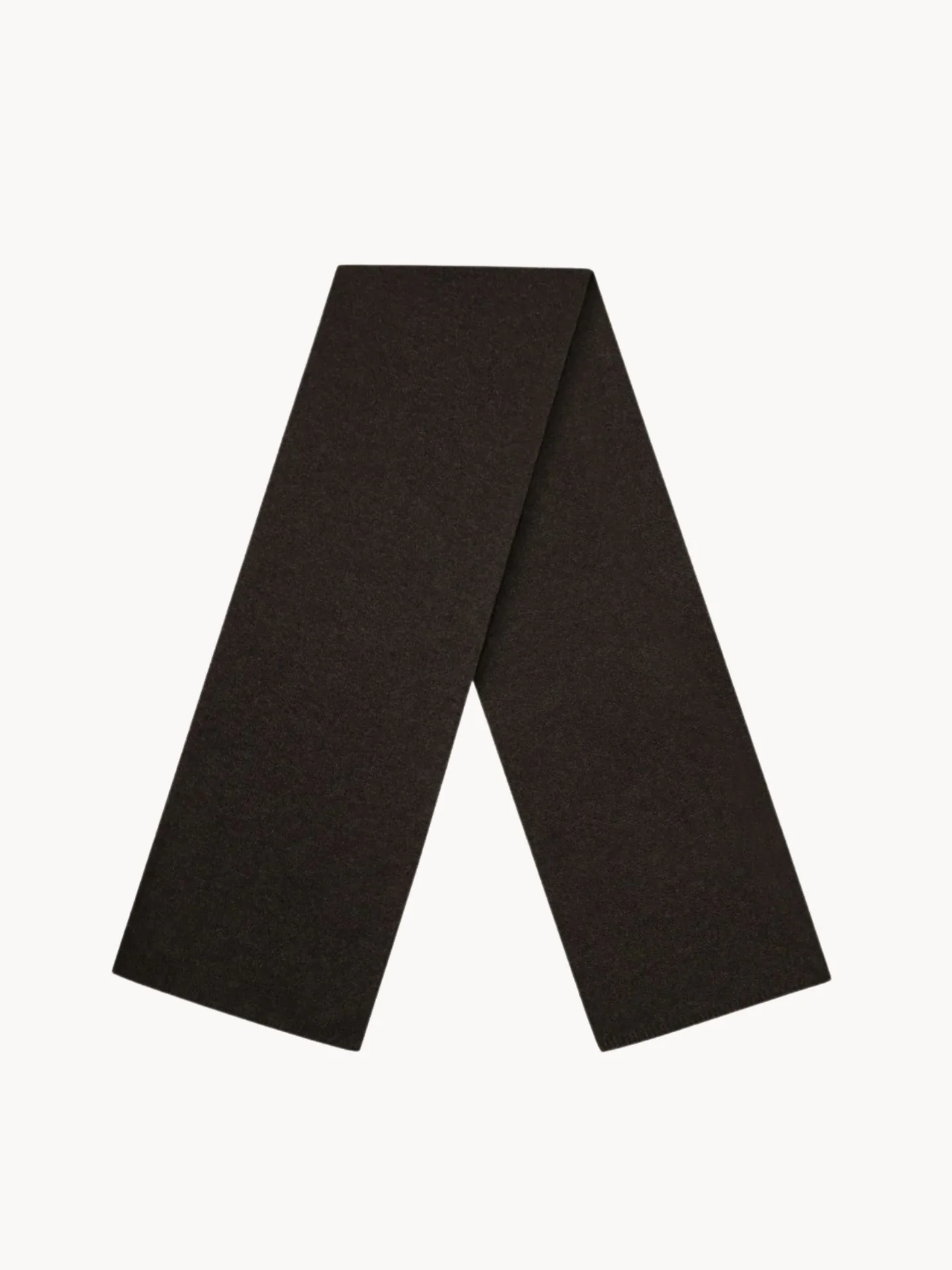Шарф Basic з кашеміром коричневий