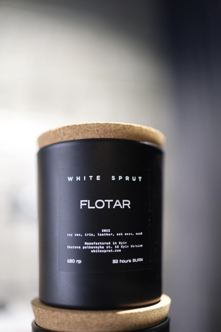 Парфумована свічка Flotar – White Sprut
