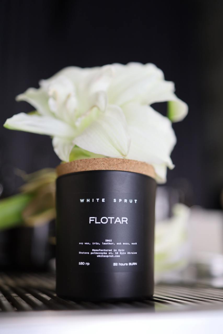 Парфумована свічка Flotar – White Sprut