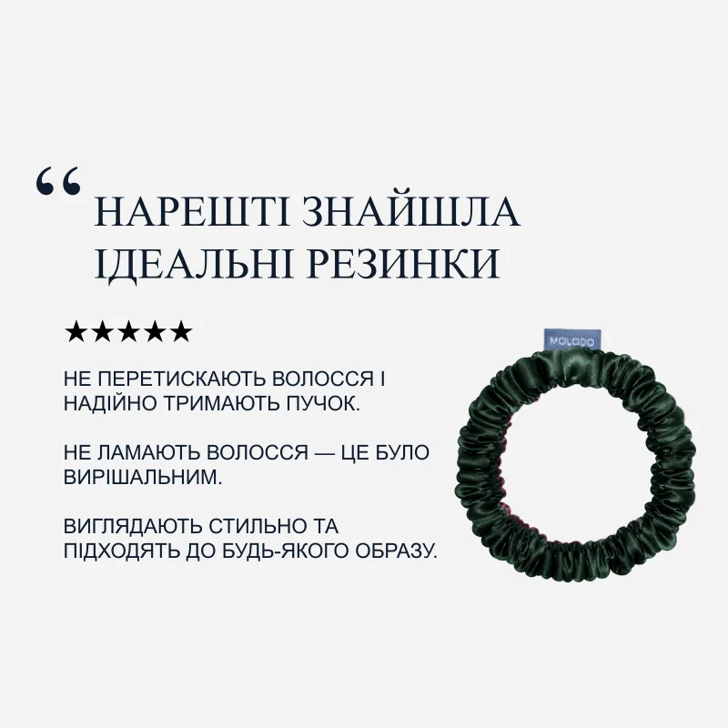 Шовкова резинка міді чорний