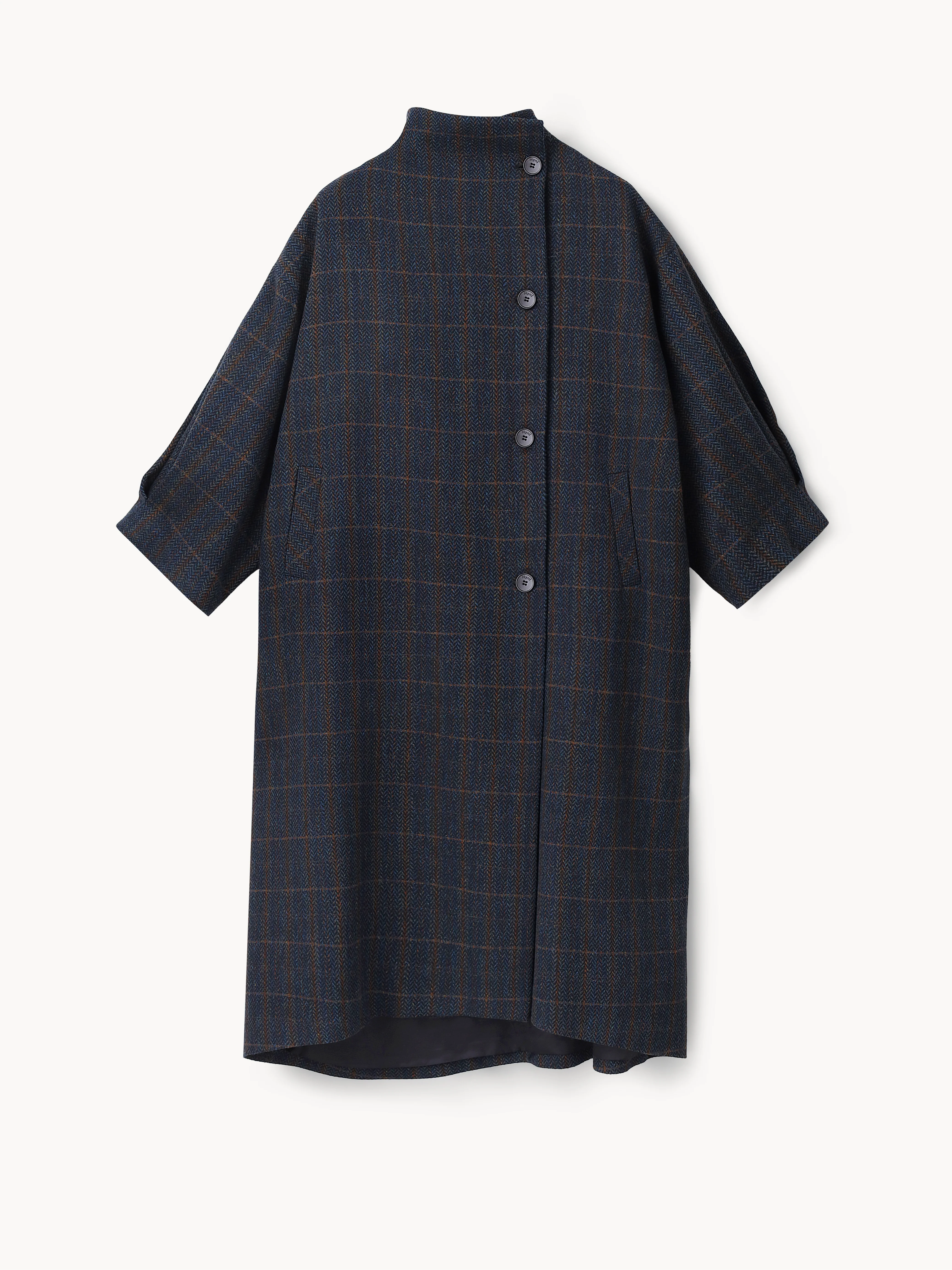 Пальто в клітинку Journey синє