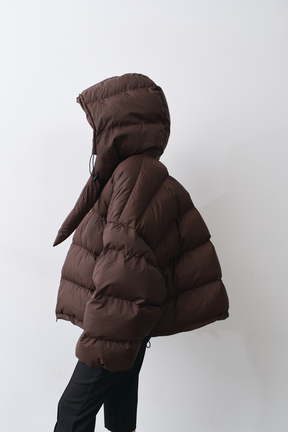 Пуховик «Fluff» mini шоколадний