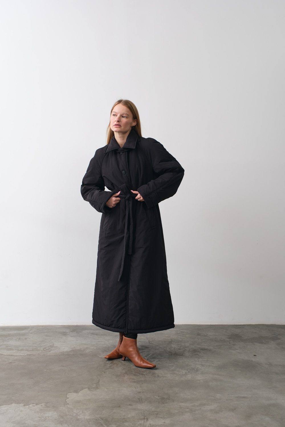 Пальто “Everest” довге чорне