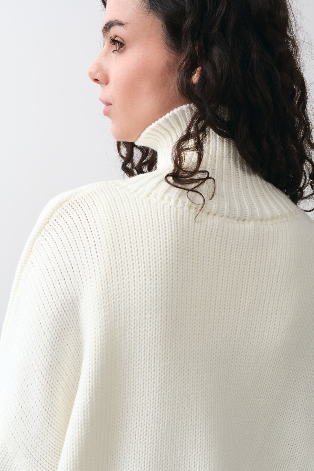 Светр з вовною «Cozy» молочний