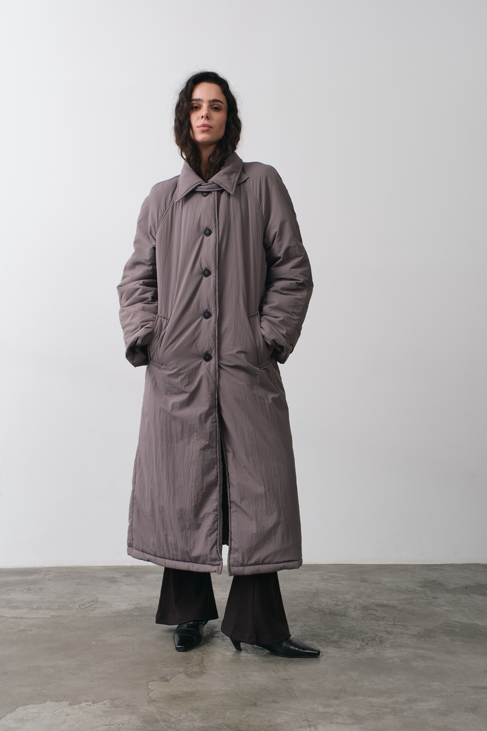 Пальто “Everest” довге сіре