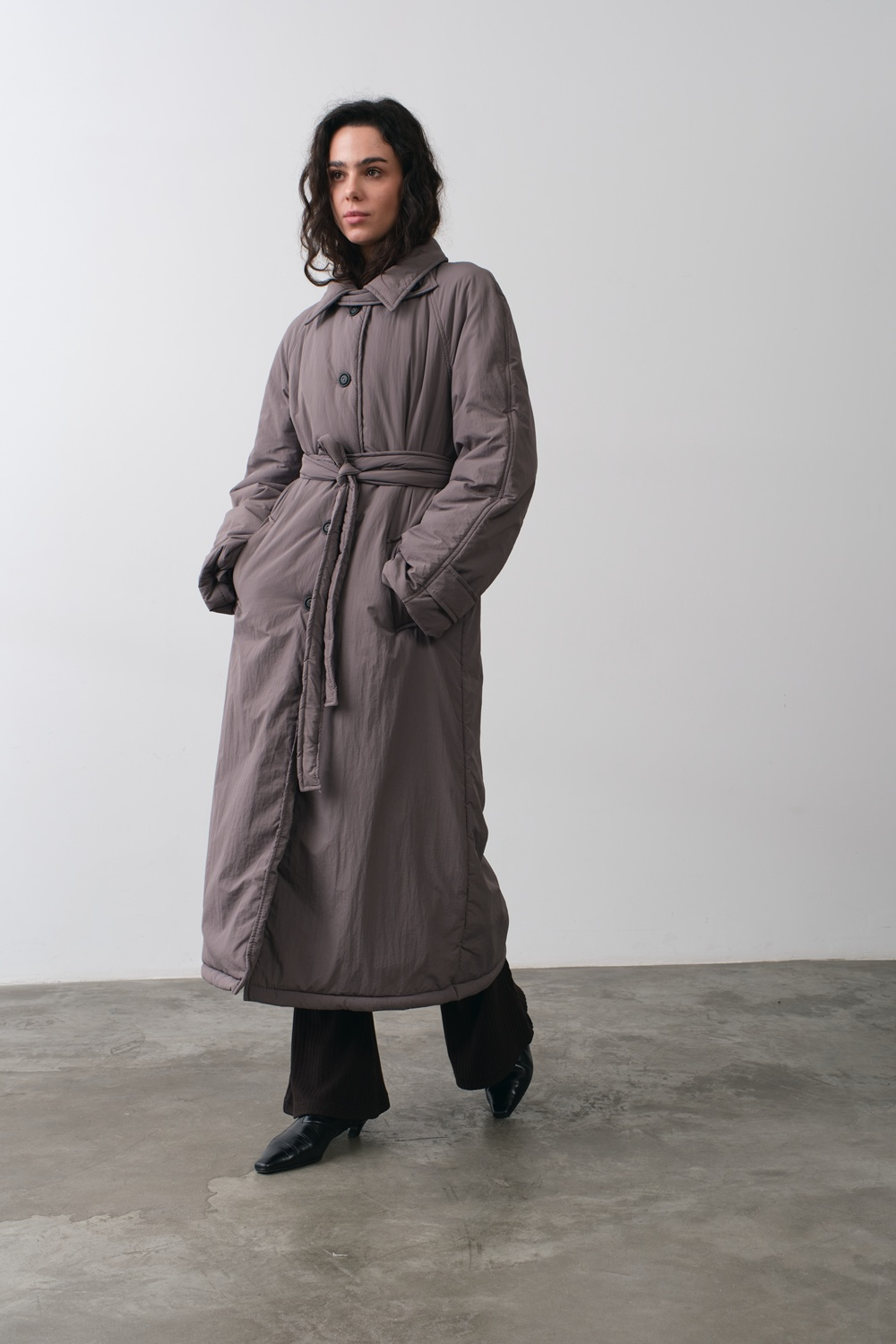 Пальто “Everest” довге сіре