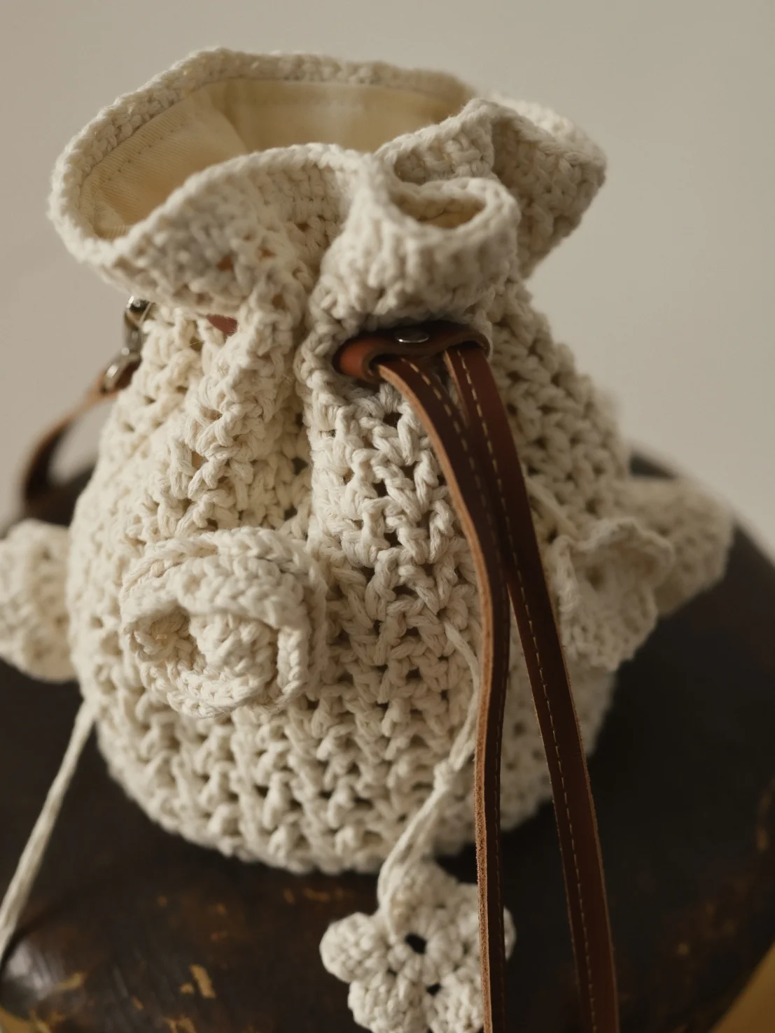 Вʼязана сумка Flowers - ручна робота