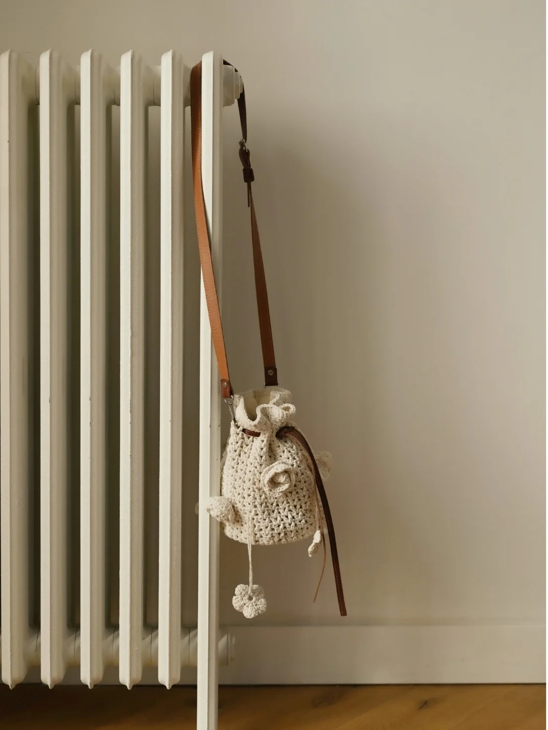 Вʼязана сумка Flowers - ручна робота