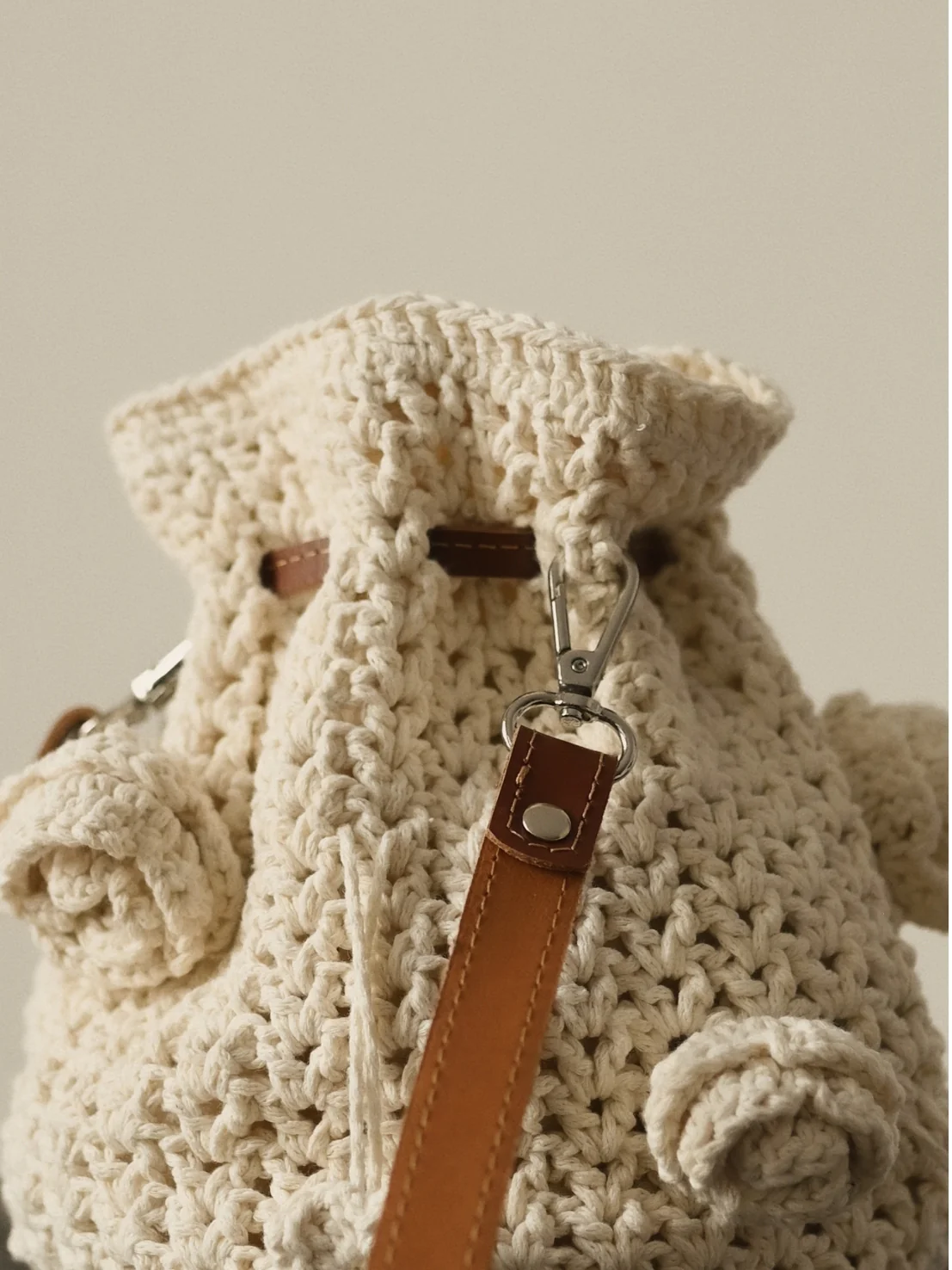 Вʼязана сумка Flowers - ручна робота