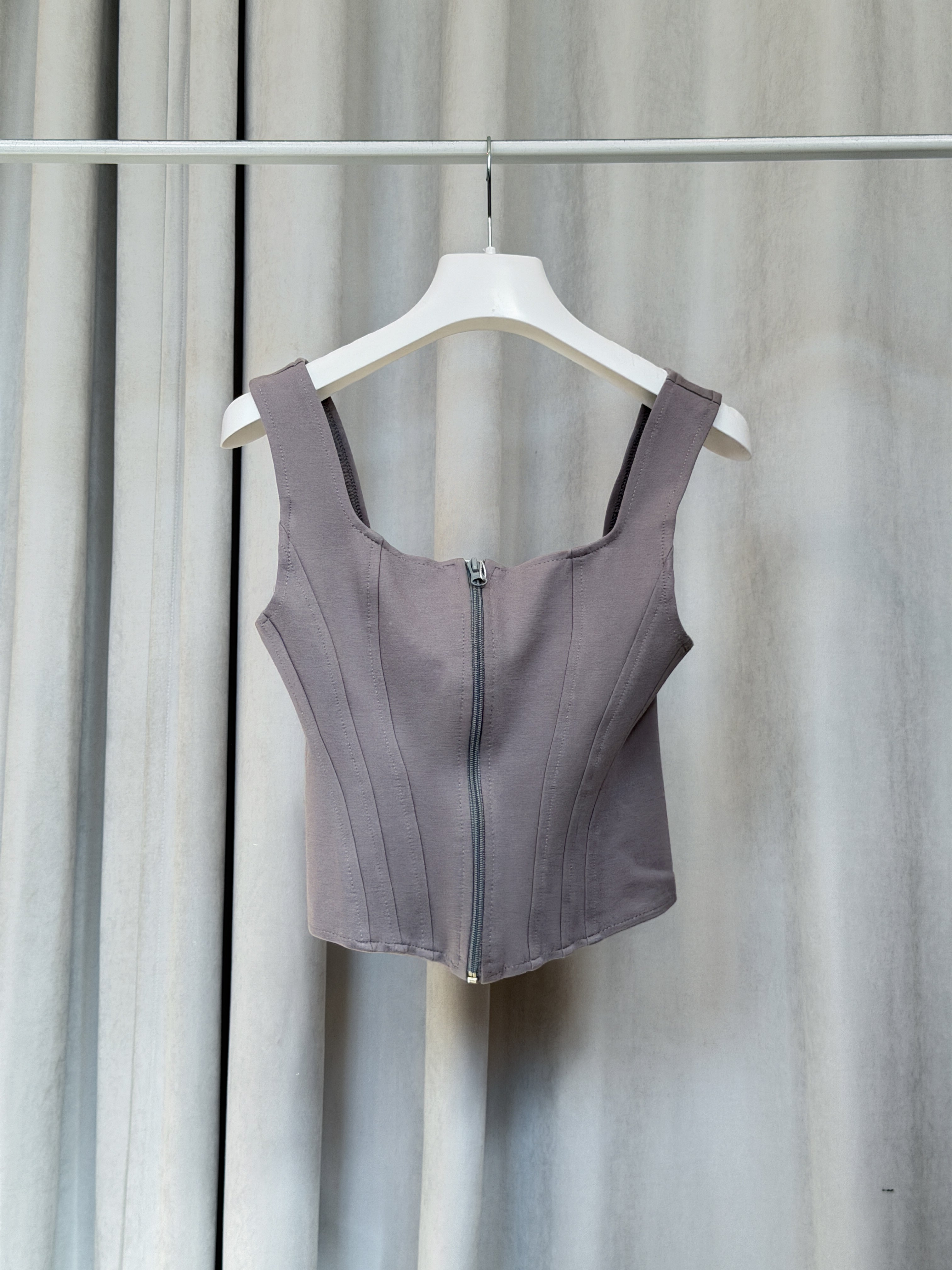 Корсетний топ сірий CICI COCO