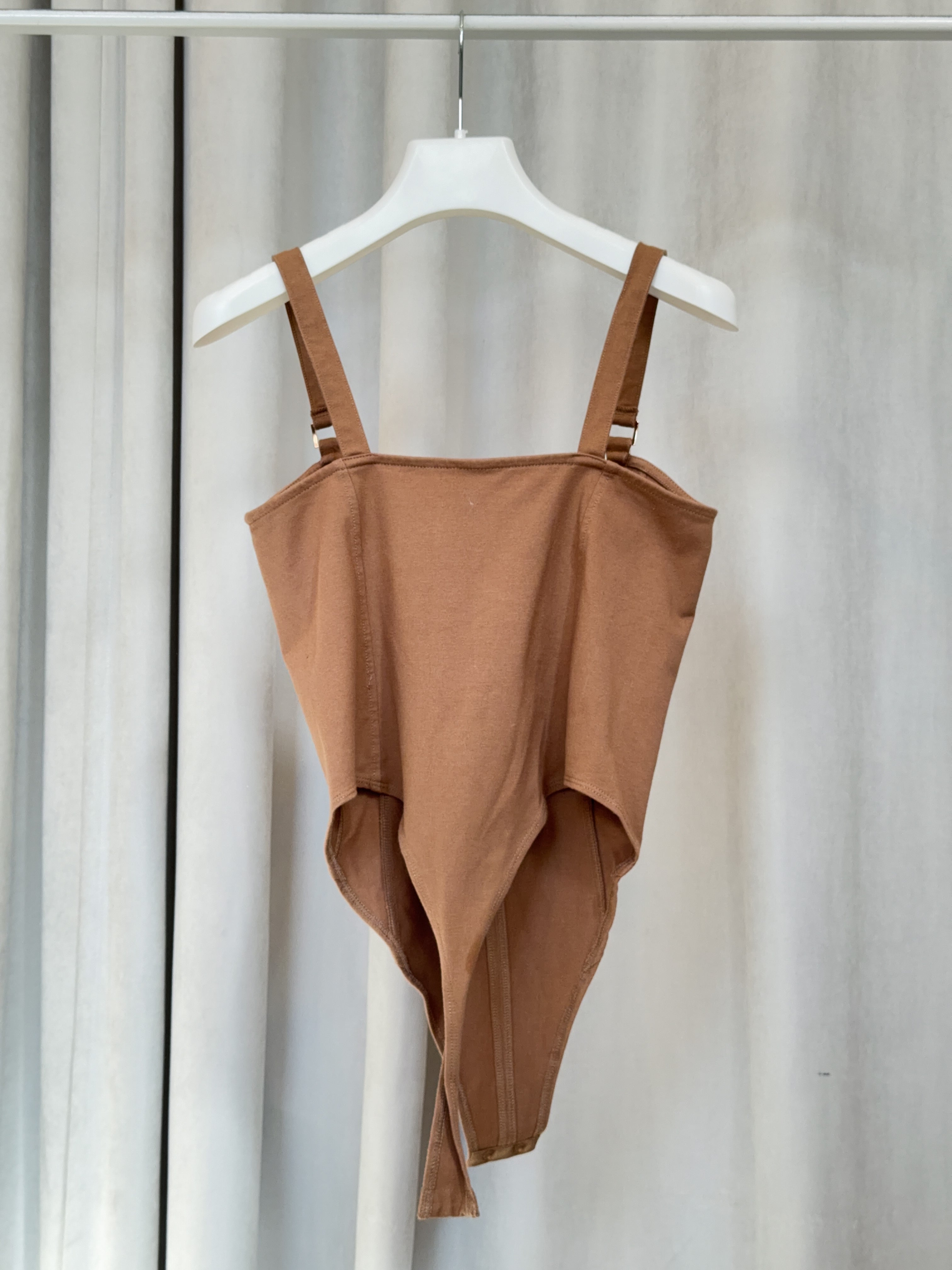 Корсетний топ гірчичний JUL