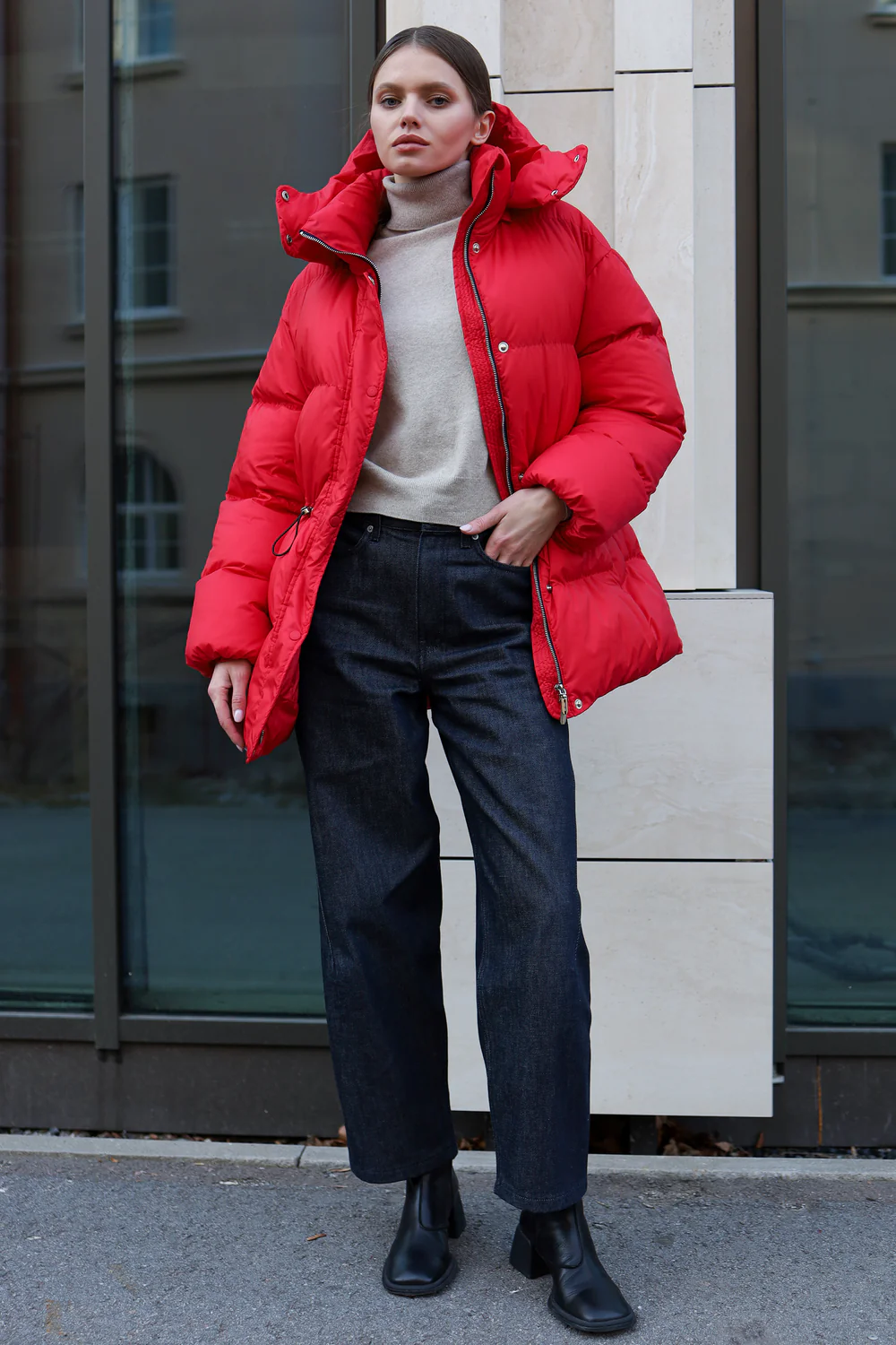 Пуховик ORESUND червоний