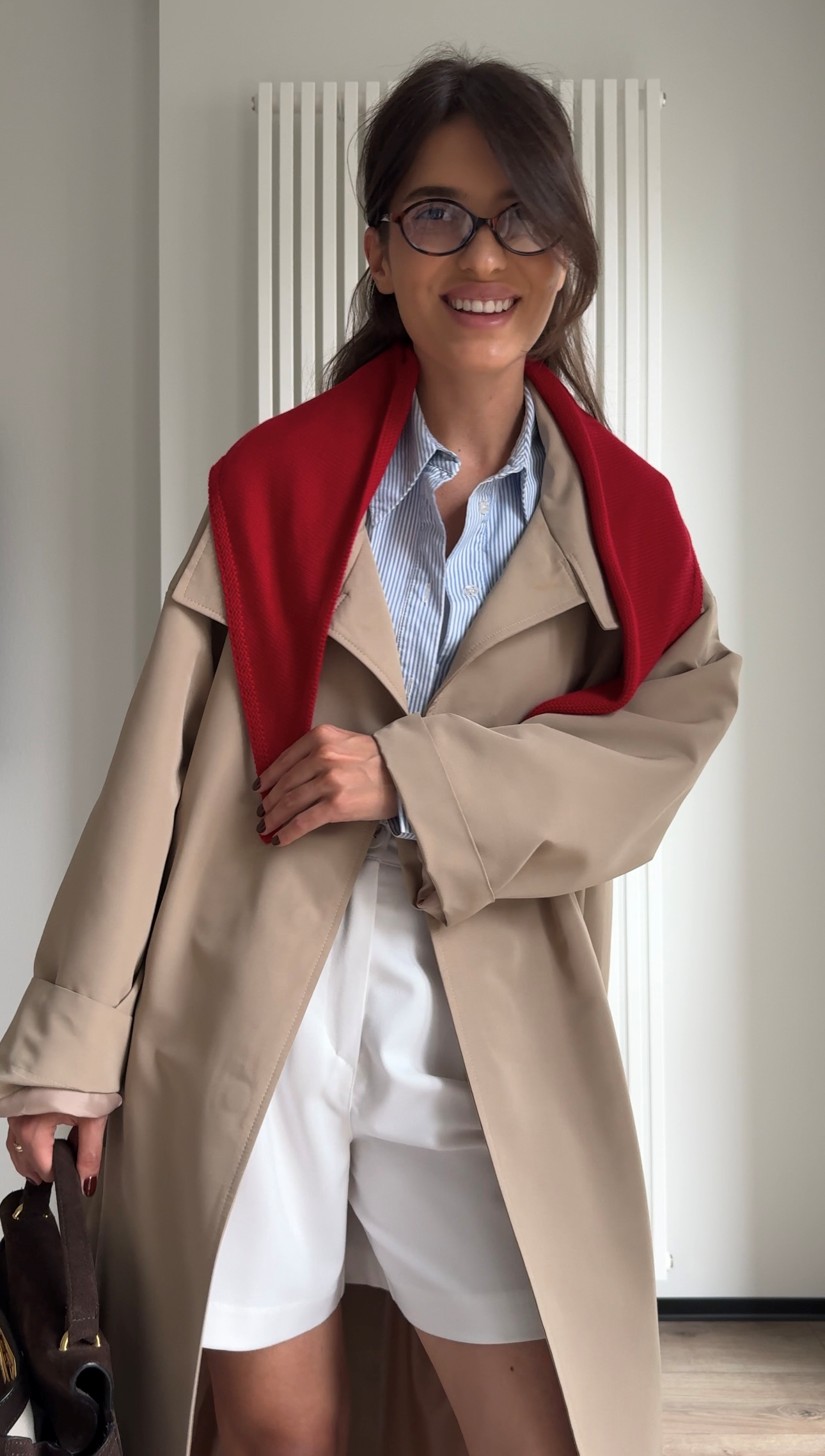 Хустка бавовняна червона