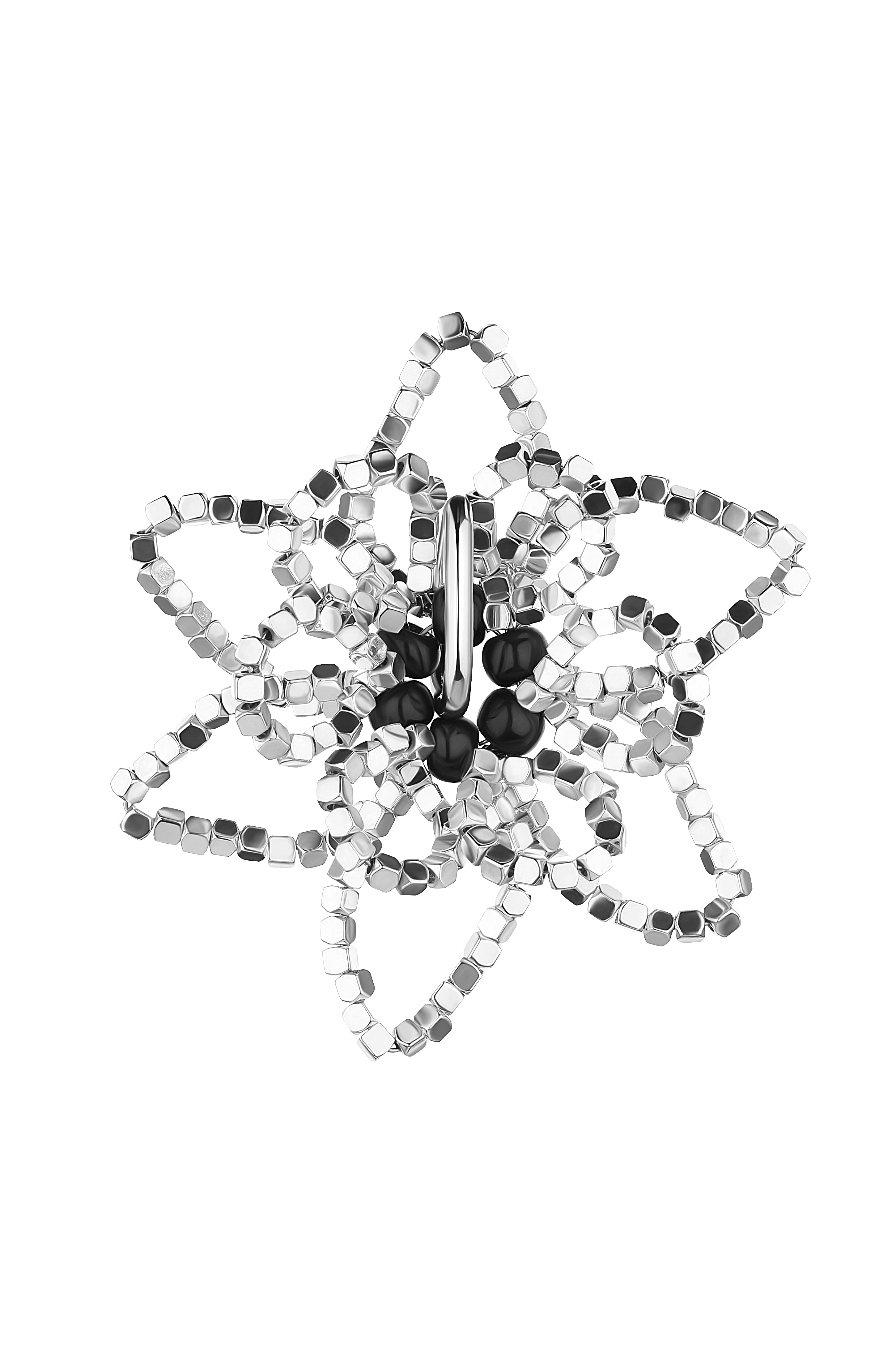 Срібна моносережка з гематиту