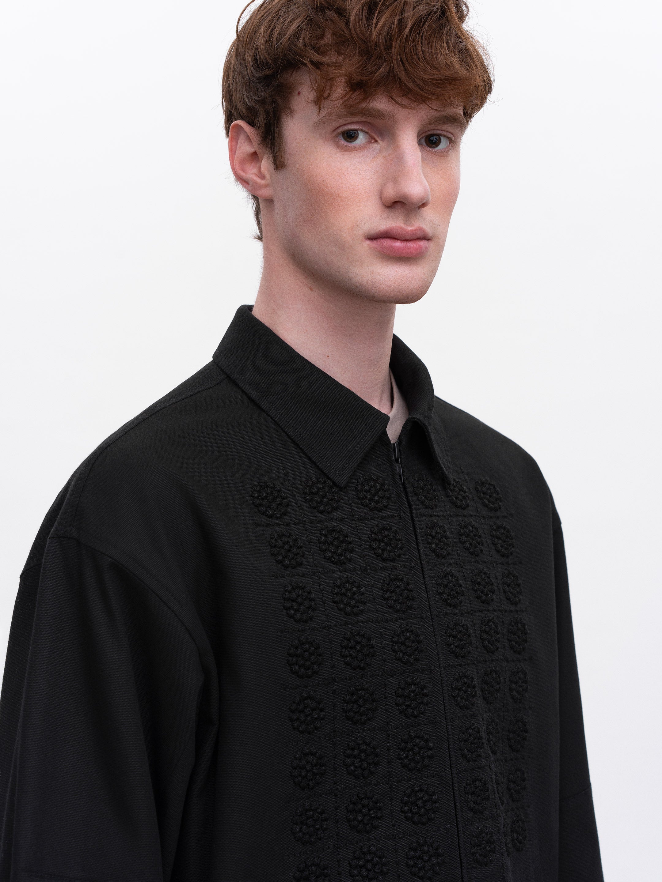 Бавовняна куртка з вишивкою "Гарда"