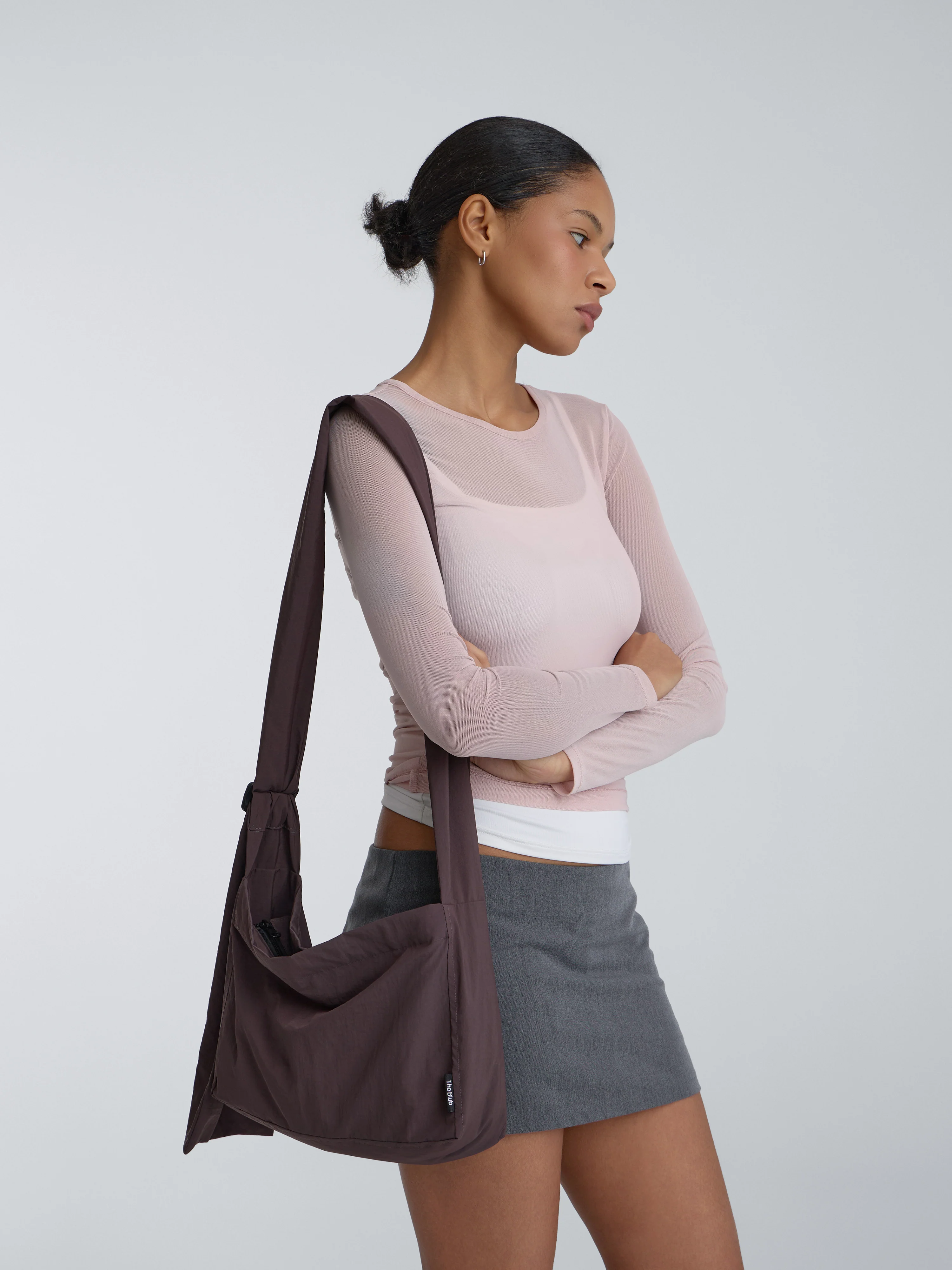 Сумка-шопер CROSSBODY BAG №48 - шоколадний