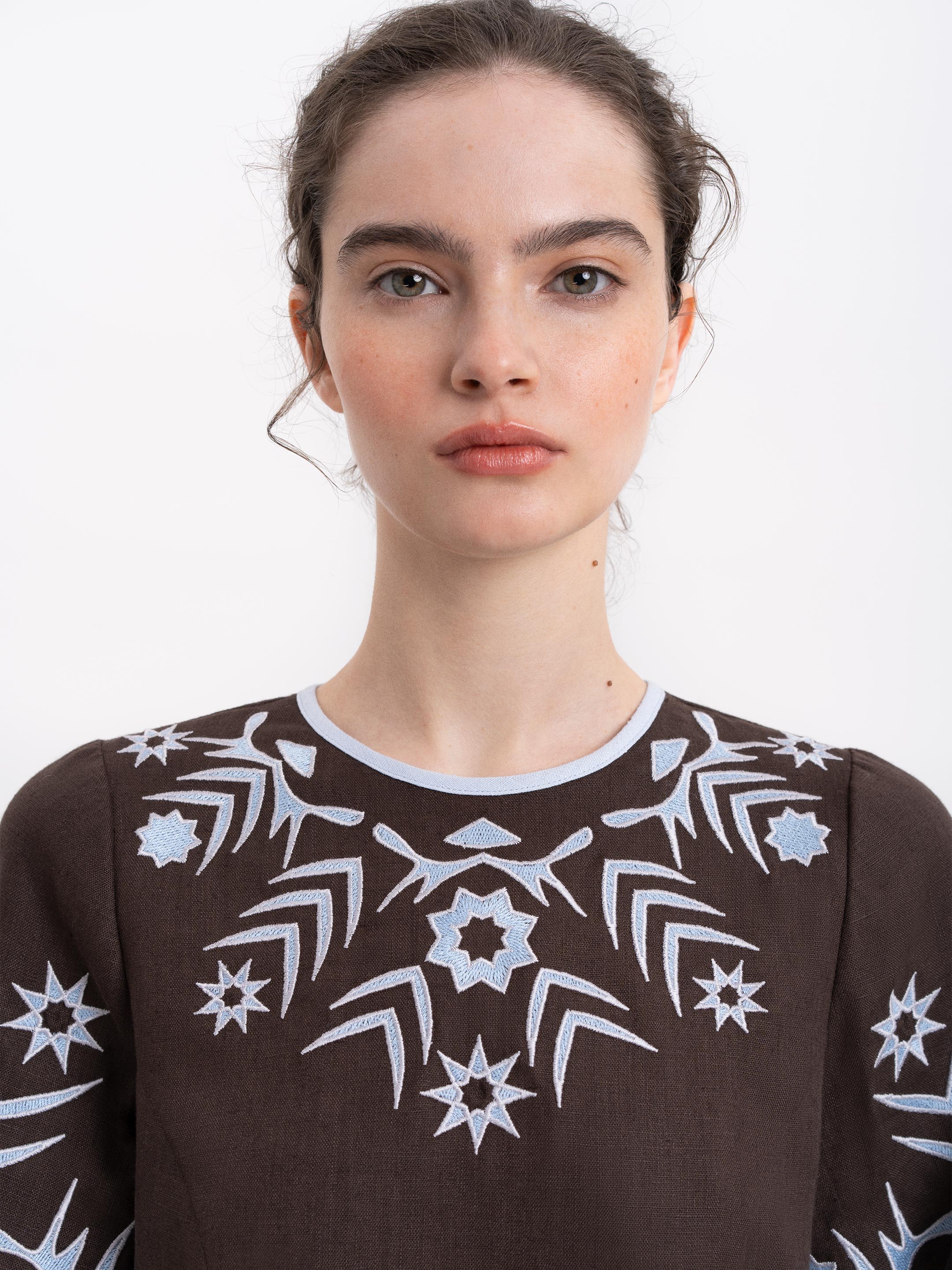 Жіноча вишита сорочка "Зірка" вечірня