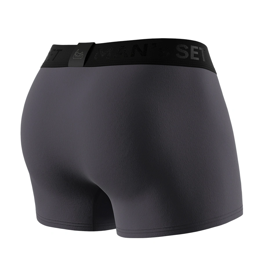 Чоловічі анатомічні боксери з бавовни, Anatomic Classic 2.0, Black Series, графітовий