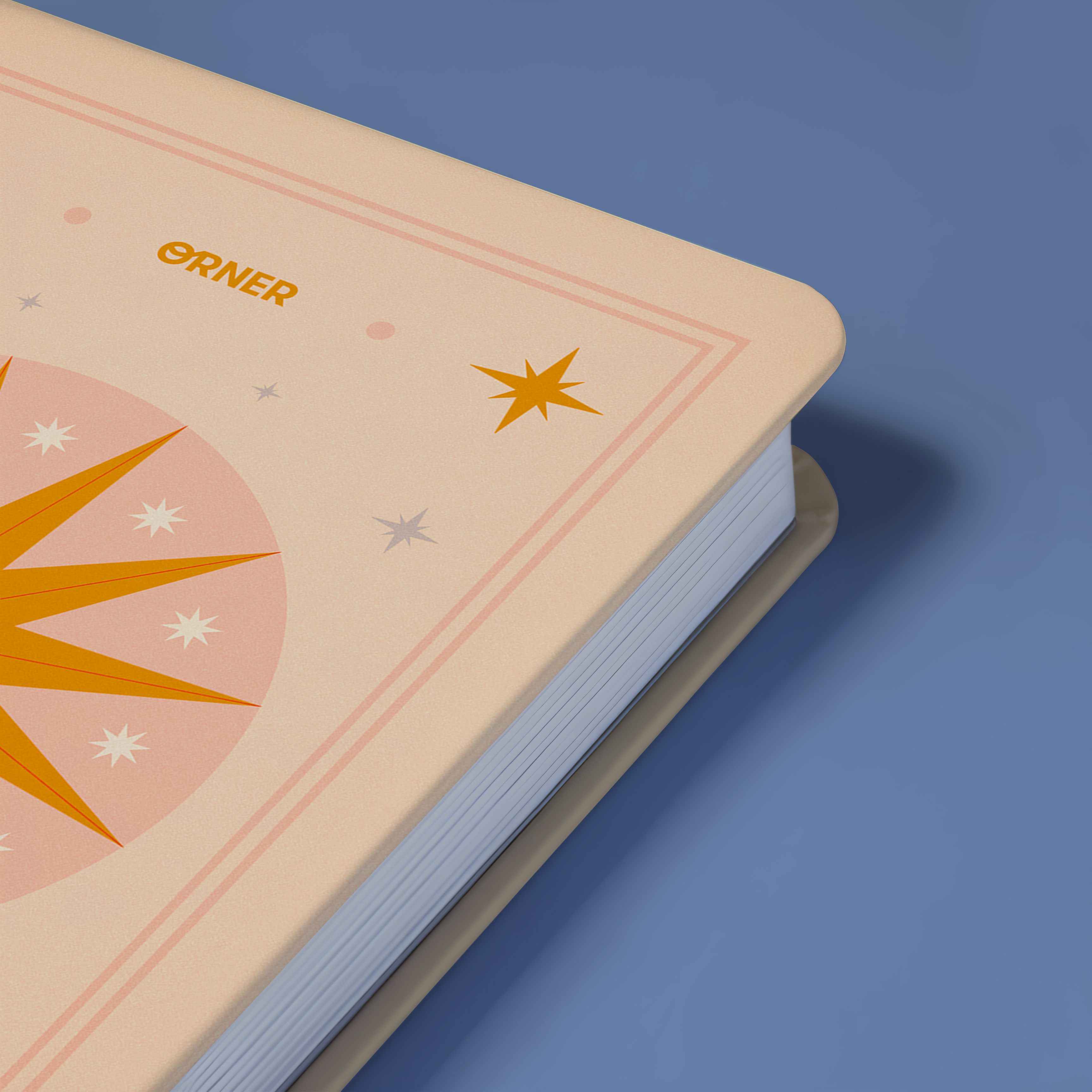 Щоденник вдячності "Місяць" бежевий