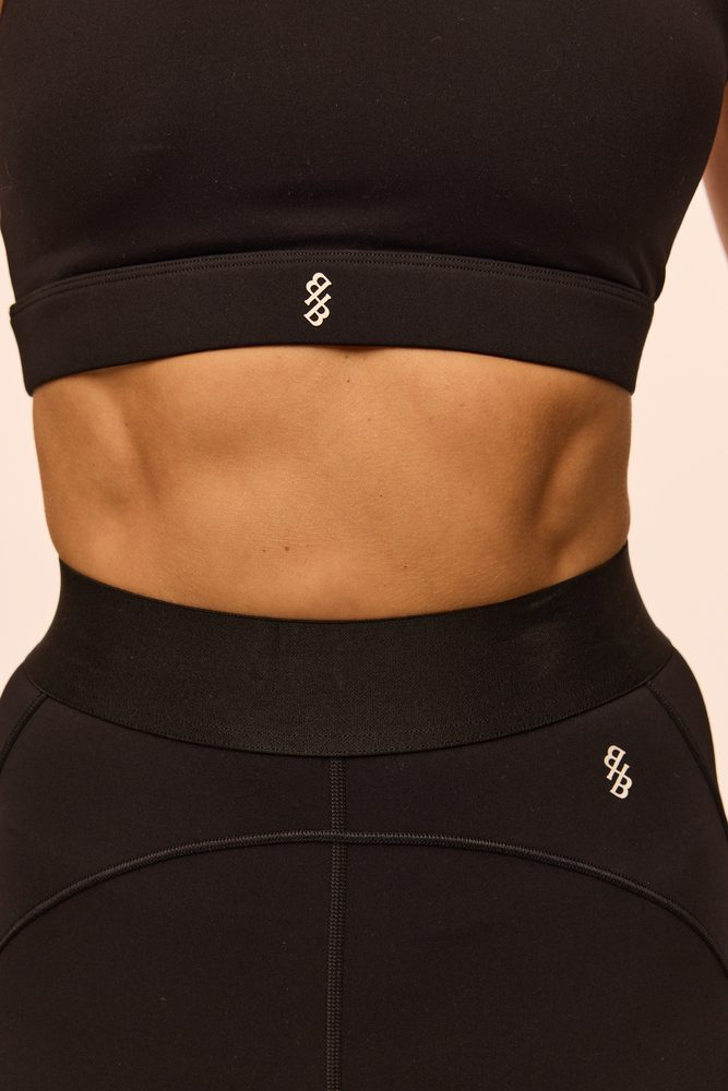 Легінси з декоративними швами Heart чорні